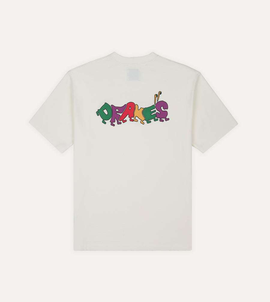 Antique White 'Caterpillar' Print Short-Sleeve Hiking T-Shirt