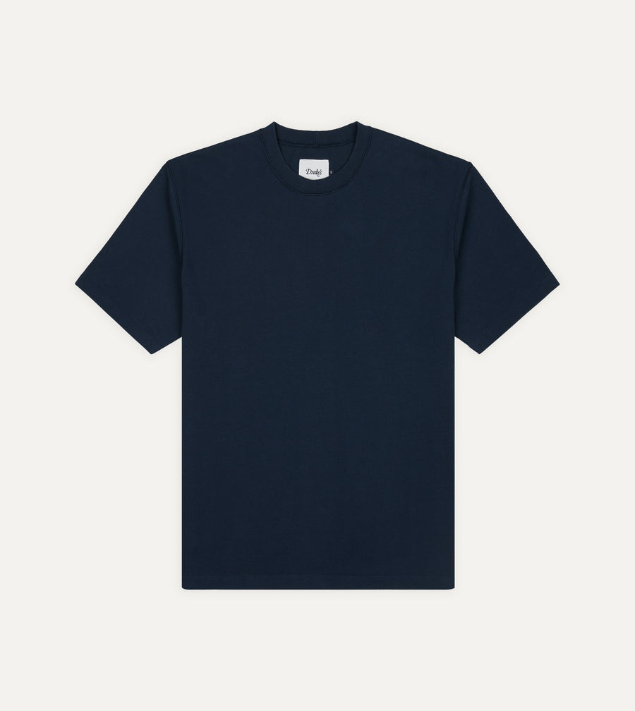 Navy 'Caterpillar' Print Short-Sleeve Hiking T-Shirt