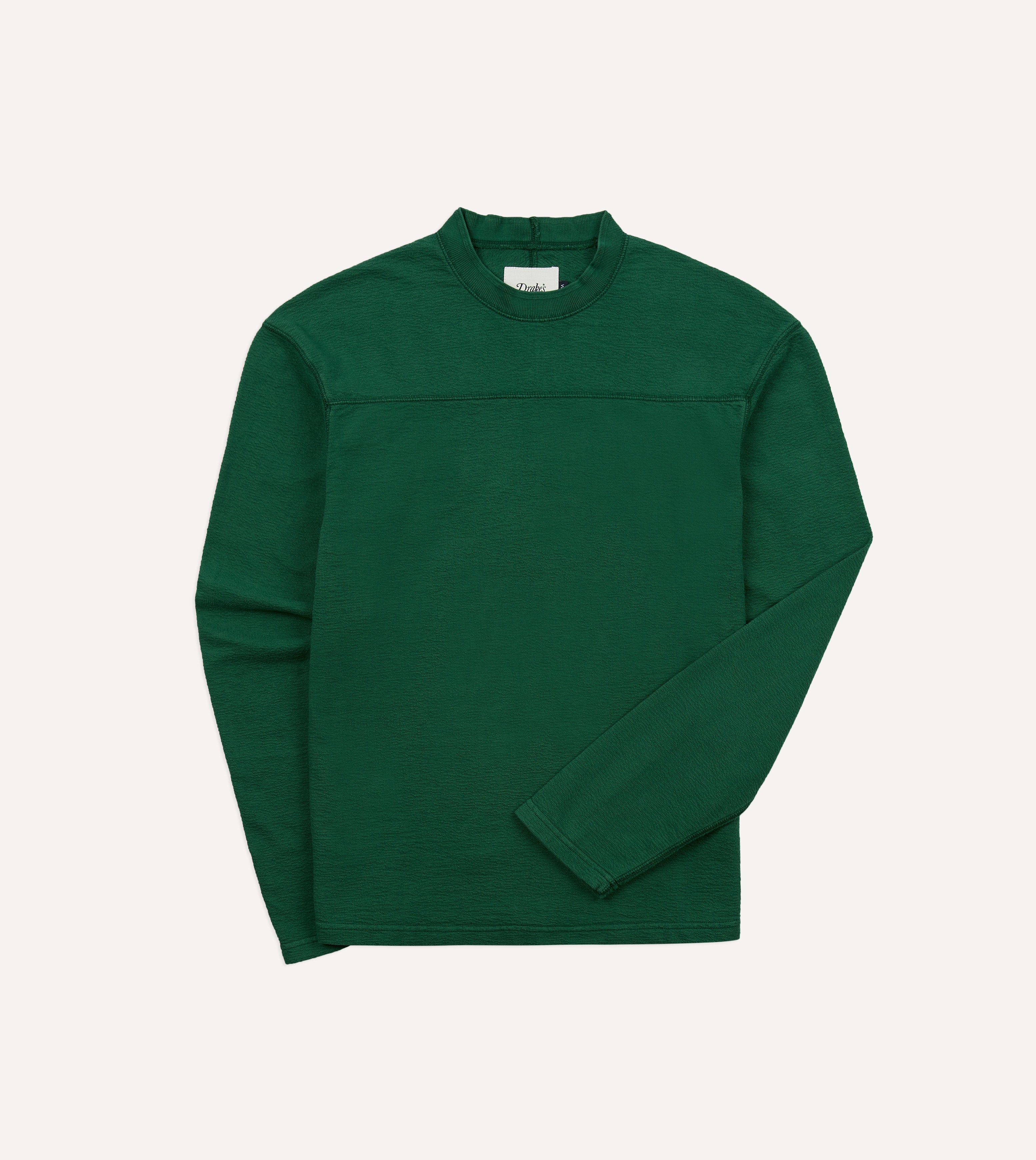 Green ’77’ Appliqué Panelled Cotton Training T-Shirt
