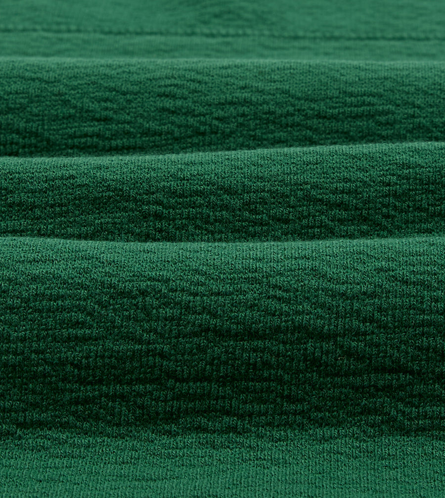 Green ’77’ Appliqué Panelled Cotton Training T-Shirt