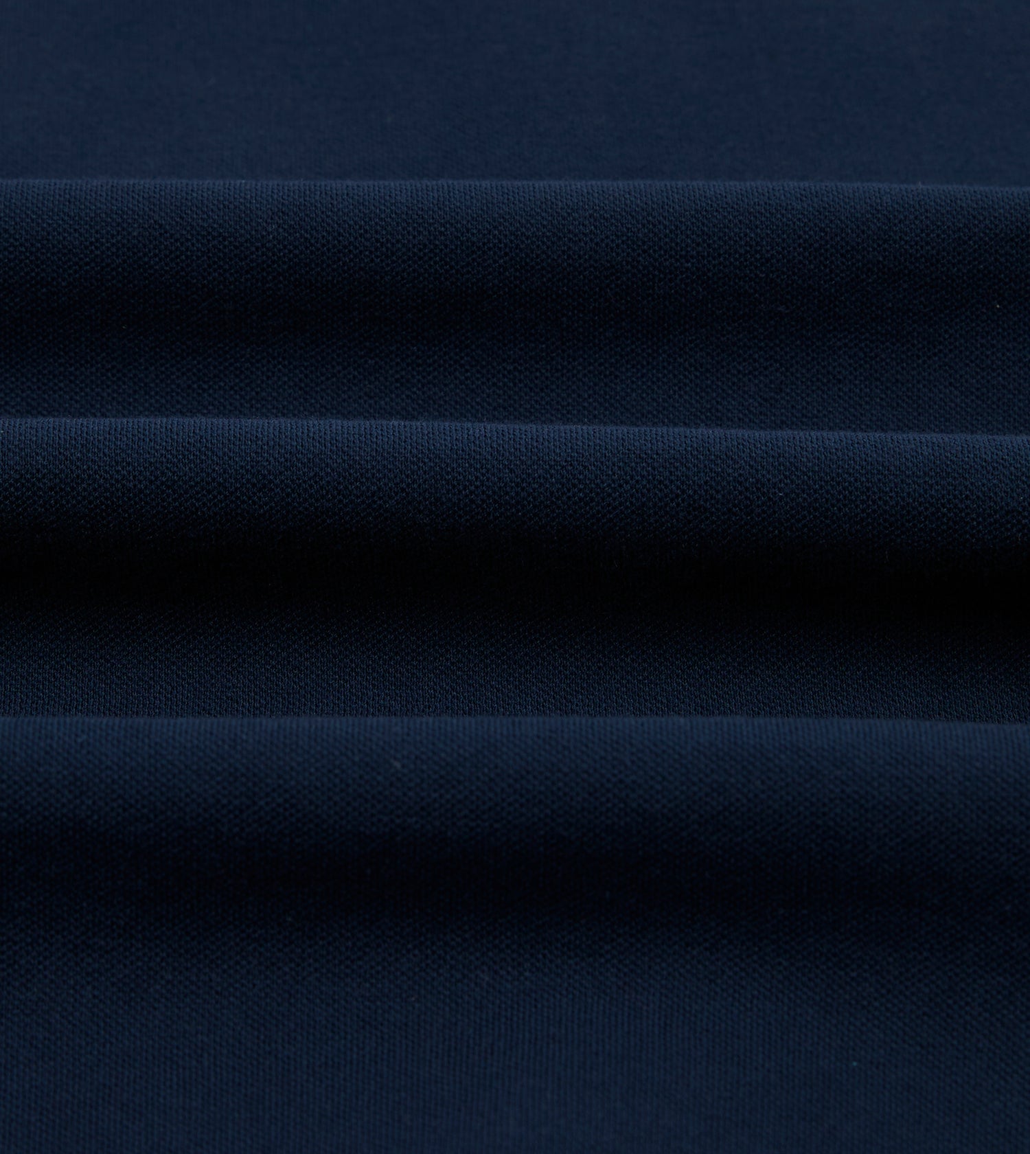 Dark Navy Piqué Cotton Polo Shirt