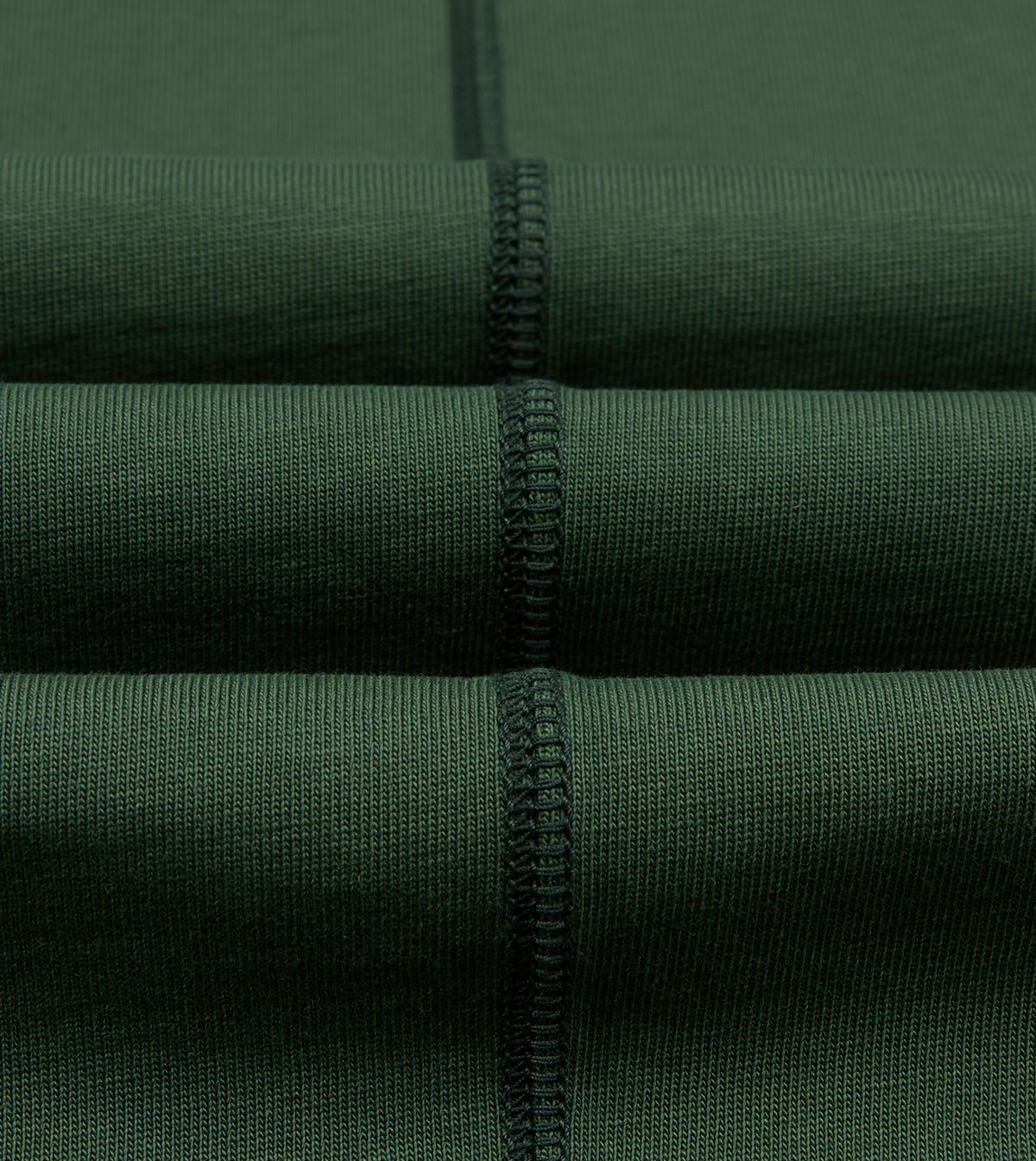 Green Cotton Long-Sleeve Hiking T-Shirt