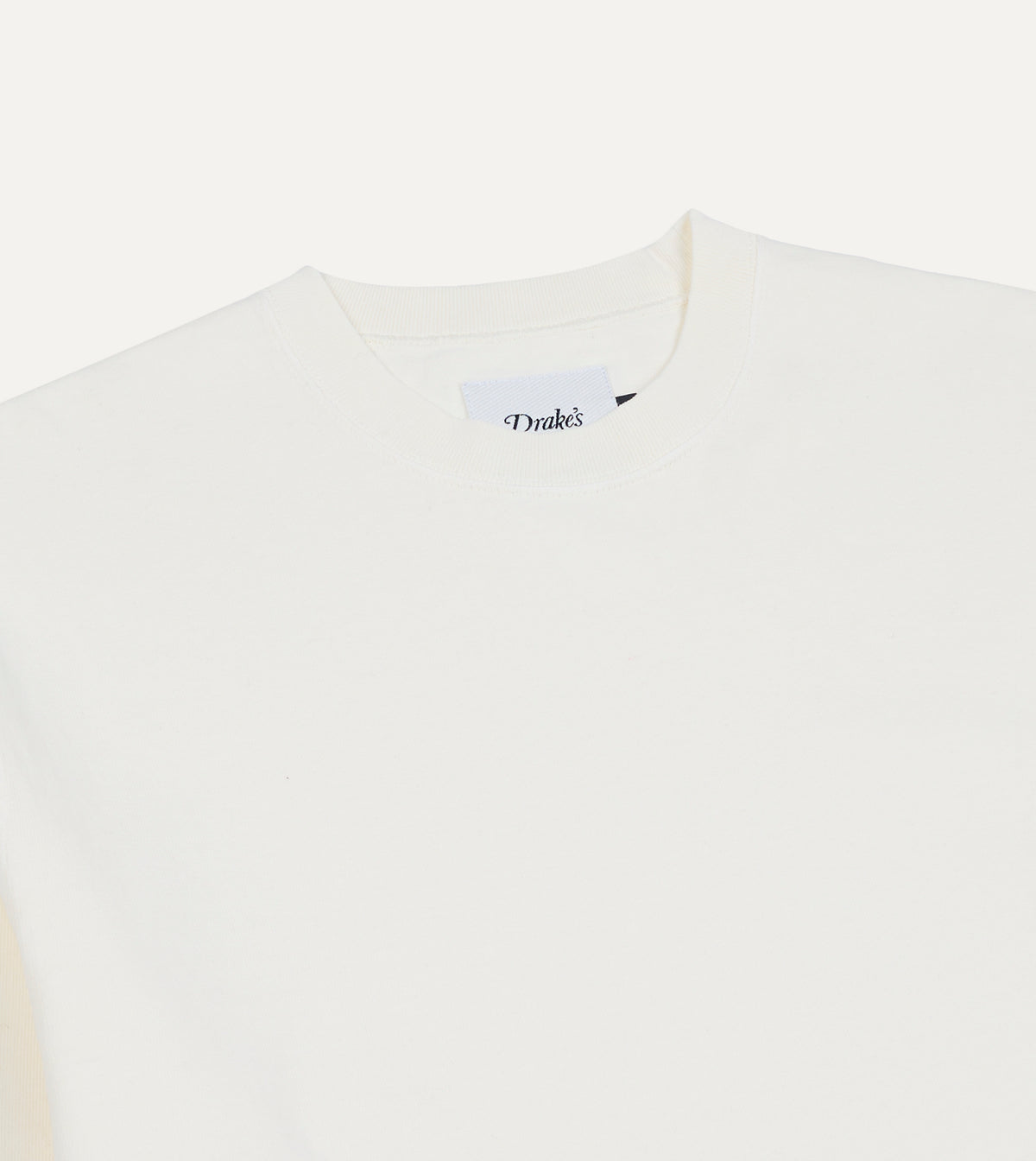 Antique White Cotton Long-Sleeve Hiking T-Shirt