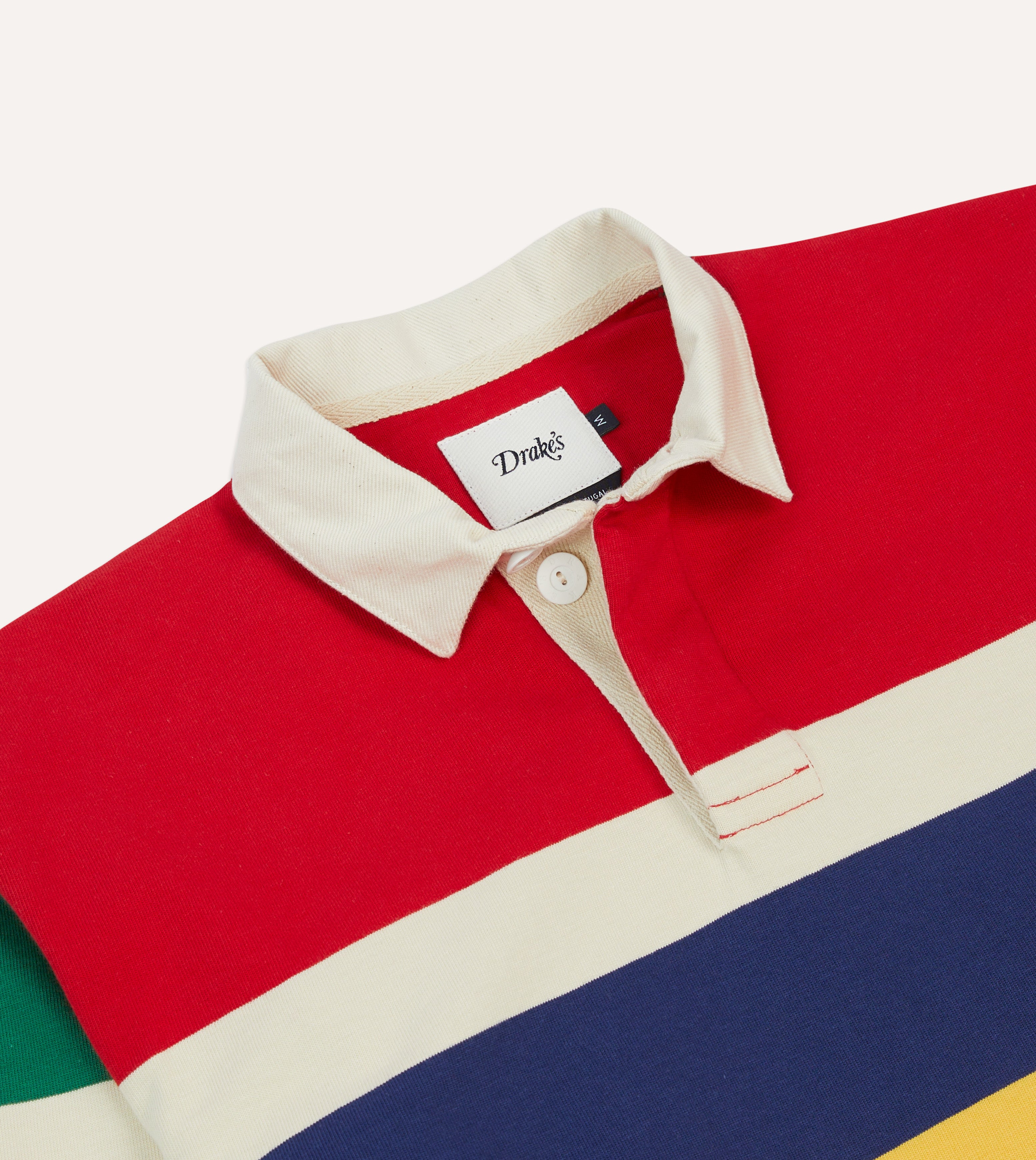 BELVET Striped Rugby Shirt Mサイズ Engineered Long Sleeve Striped Rugby Jersey by Canterbury H125