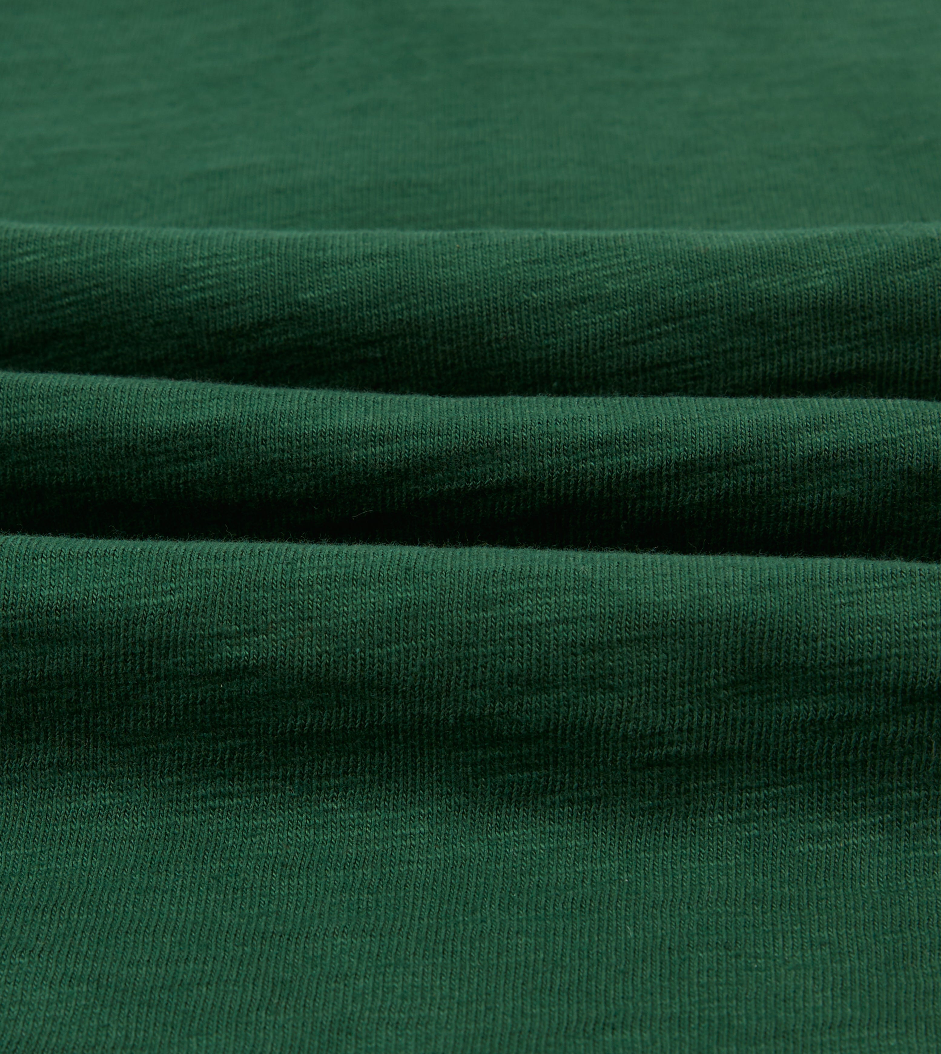 Green and Ecru Chevron Flamé Cotton Rugby Shirt