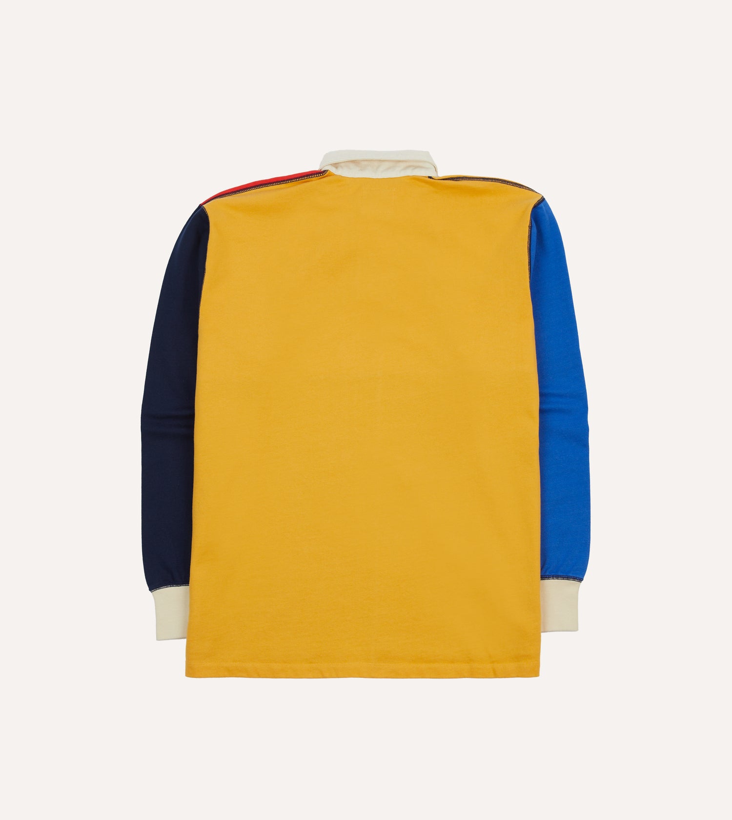 Multi Panelled Cotton Rugby Shirt