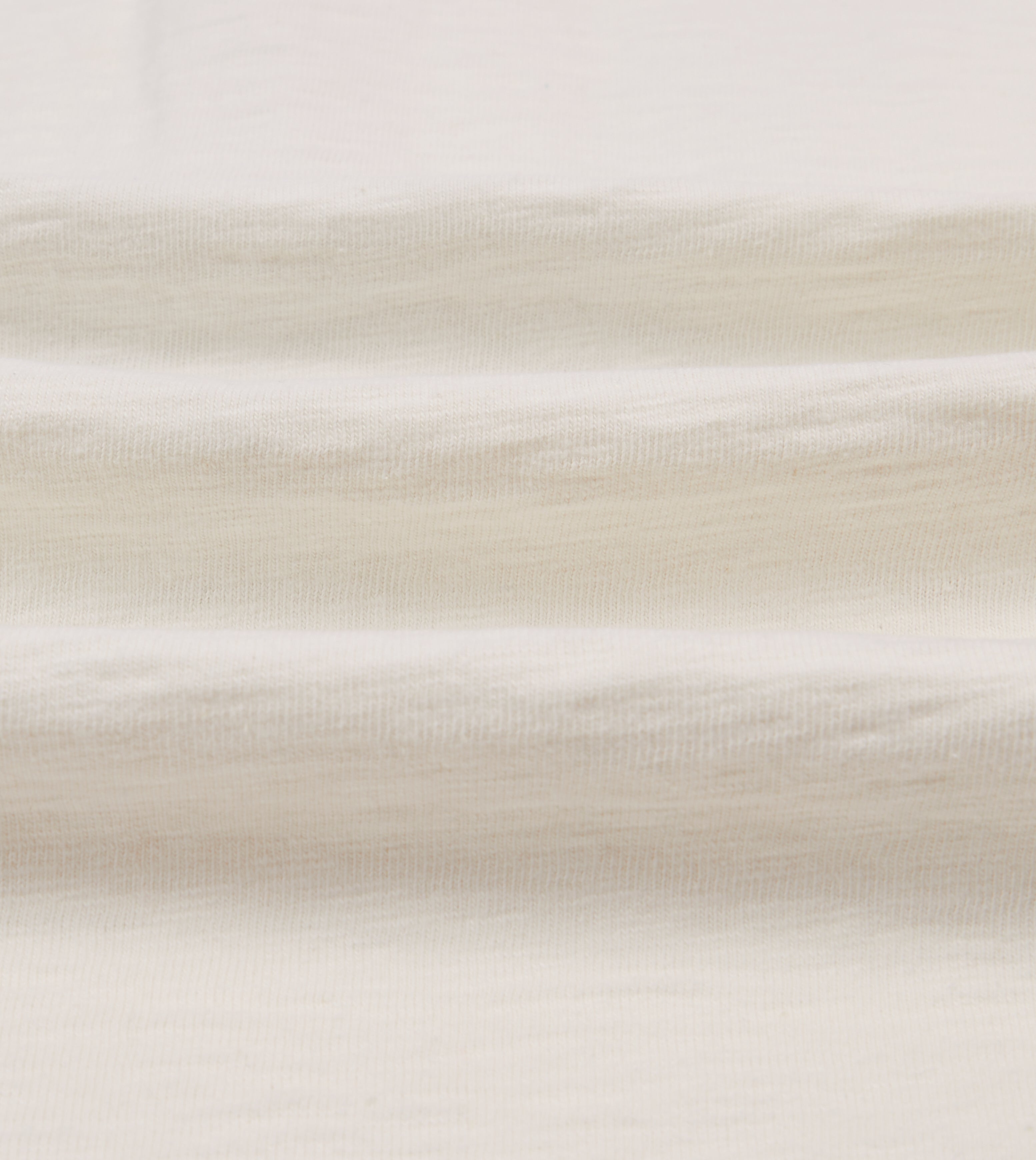 Ecru and Navy Chevron Flamé Cotton Rugby Shirt