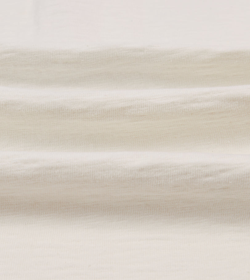 Ecru and Navy Chevron Flamé Cotton Rugby Shirt