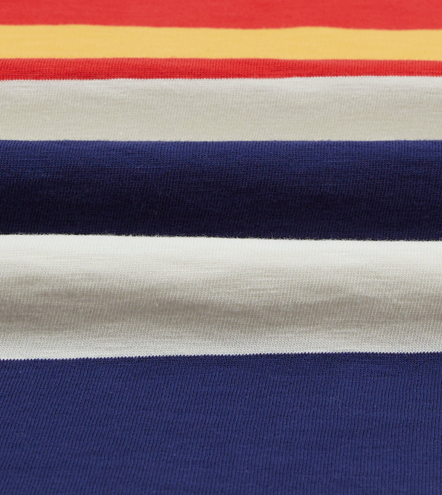 Multi Stripe Flamé Cotton Rugby Shirt