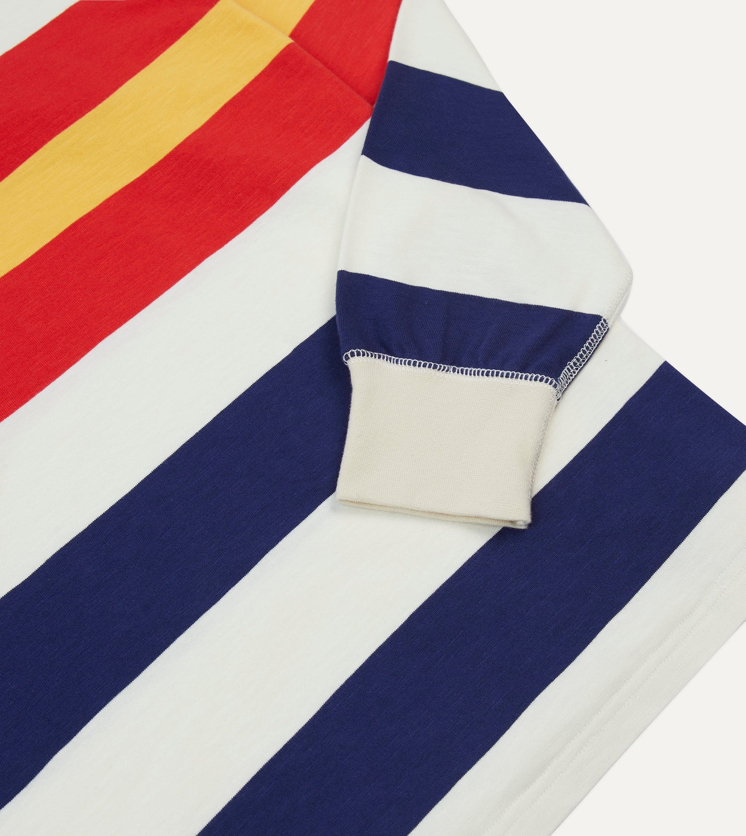 Multi Stripe Flamé Cotton Rugby Shirt