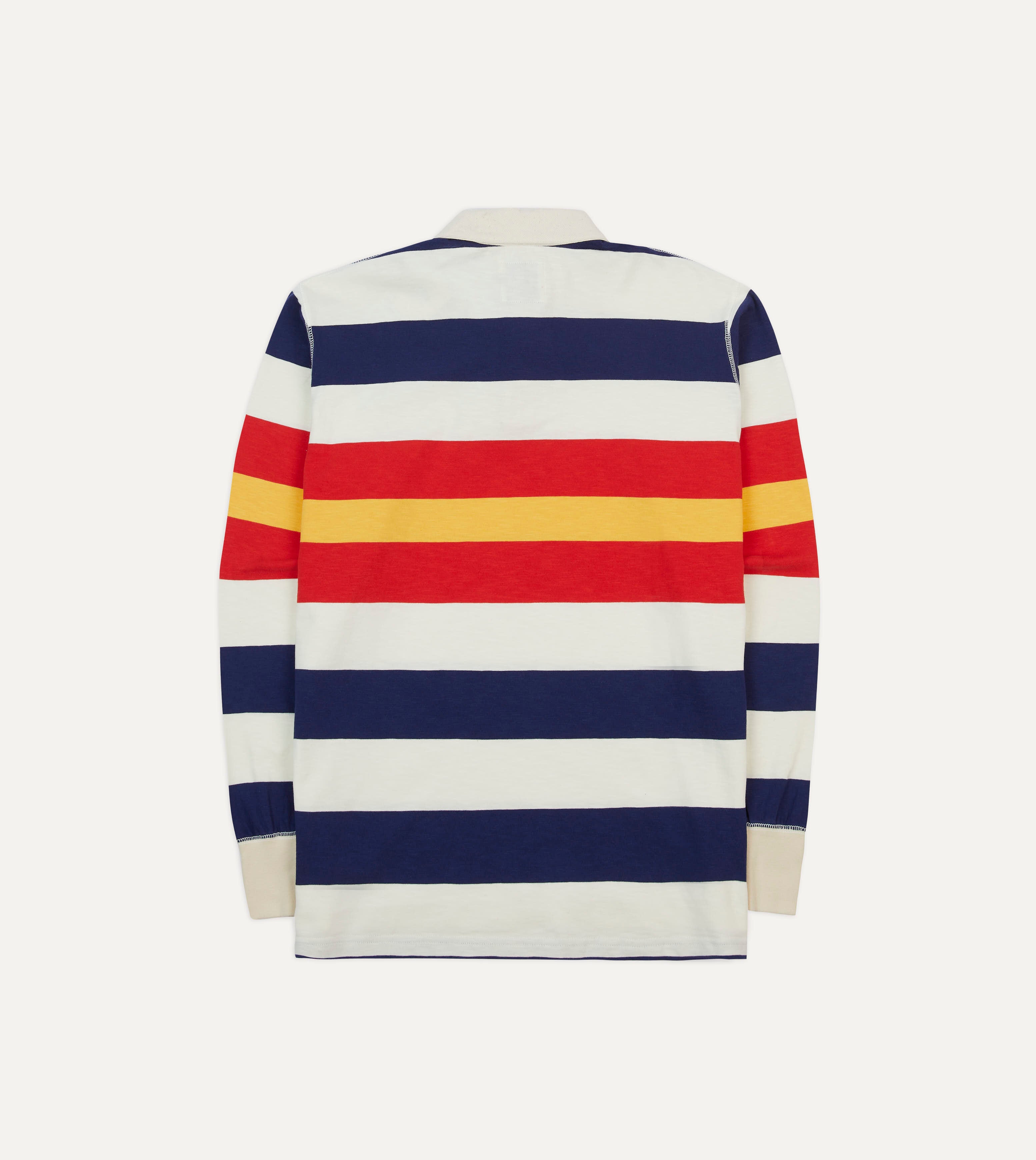 Multi Stripe Flamé Cotton Rugby Shirt