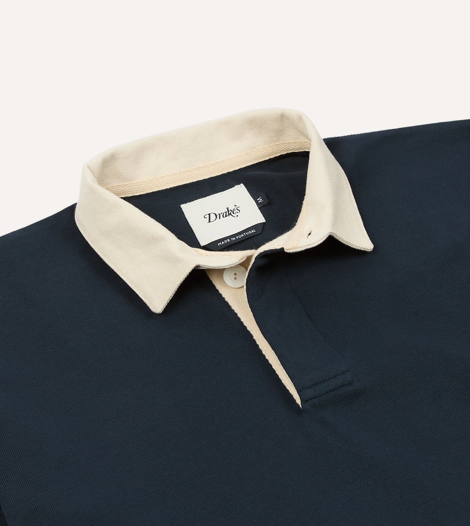 Navy Cotton Rugby Shirt