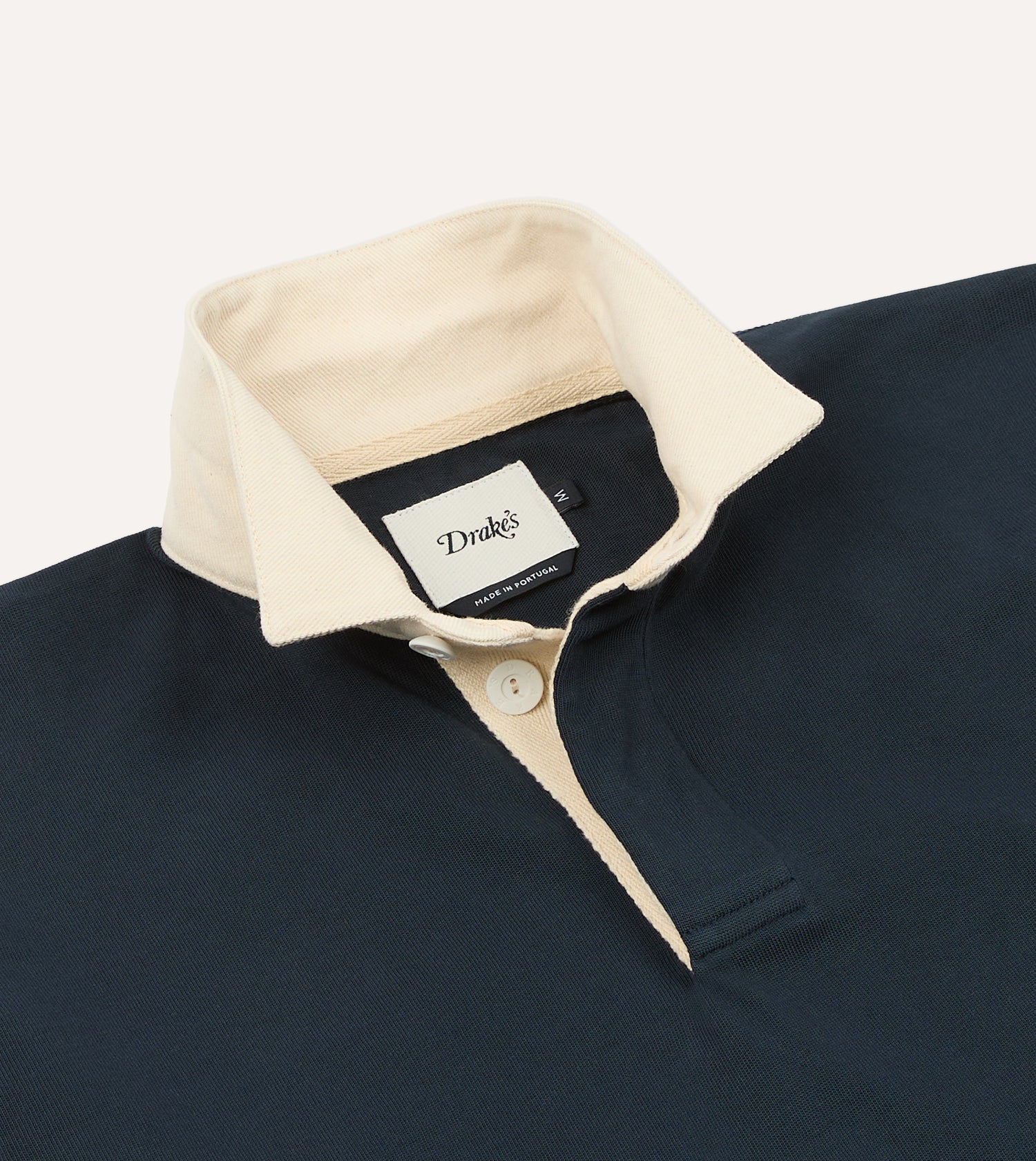 Navy Cotton Rugby Shirt