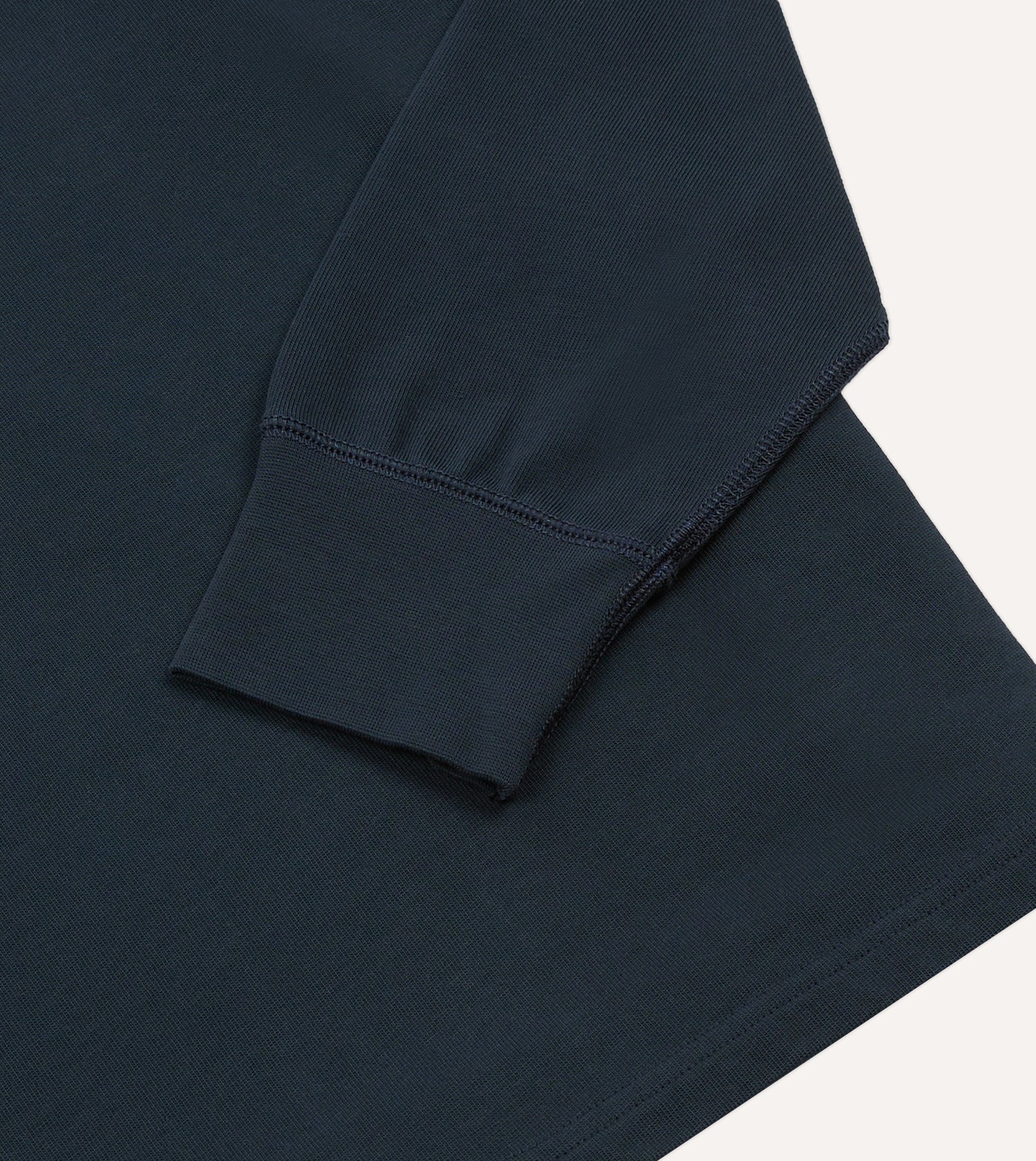 Navy Cotton Rugby Shirt