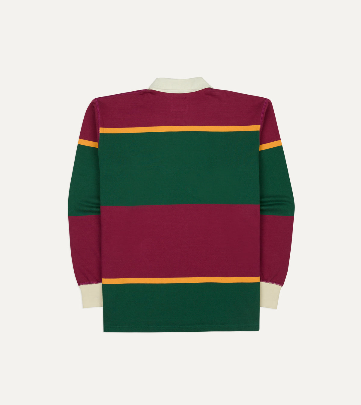 Pink, Green and Yellow Multi Stripe Cotton Rugby Shirt