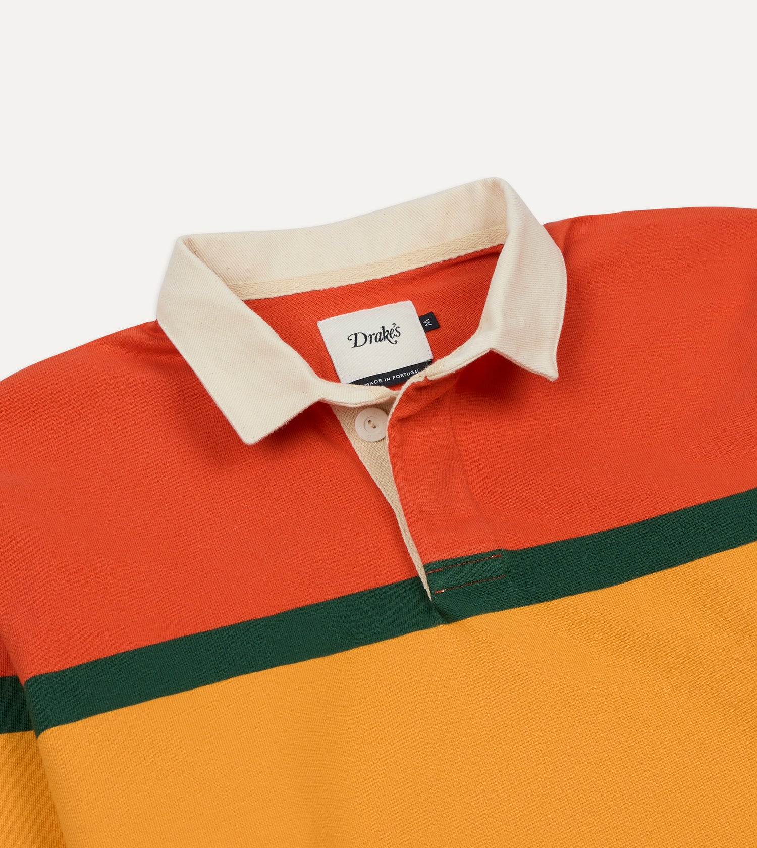 Red, Yellow and Purple Multi Stripe Cotton Rugby Shirt