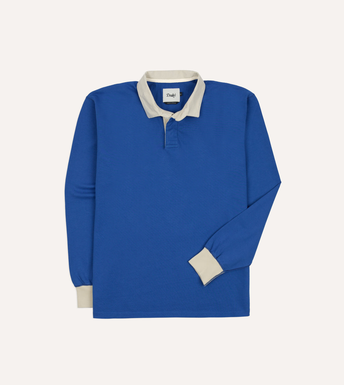 Blue Cotton Rugby Shirt