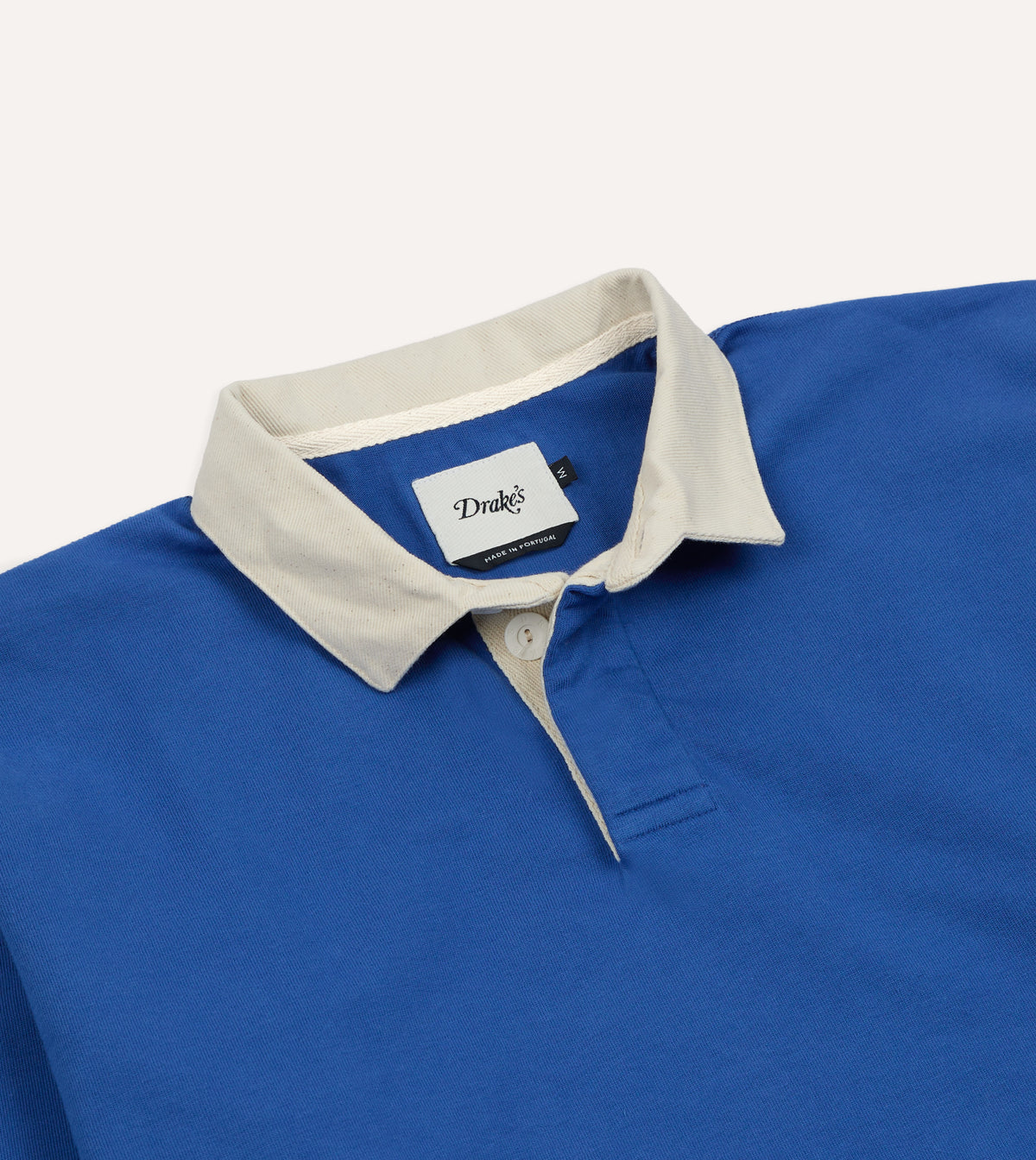 Blue Cotton Rugby Shirt