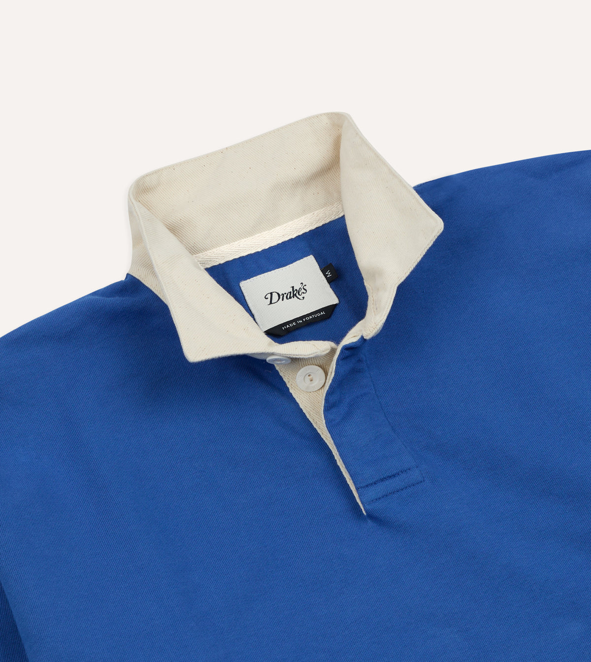 Blue Cotton Rugby Shirt