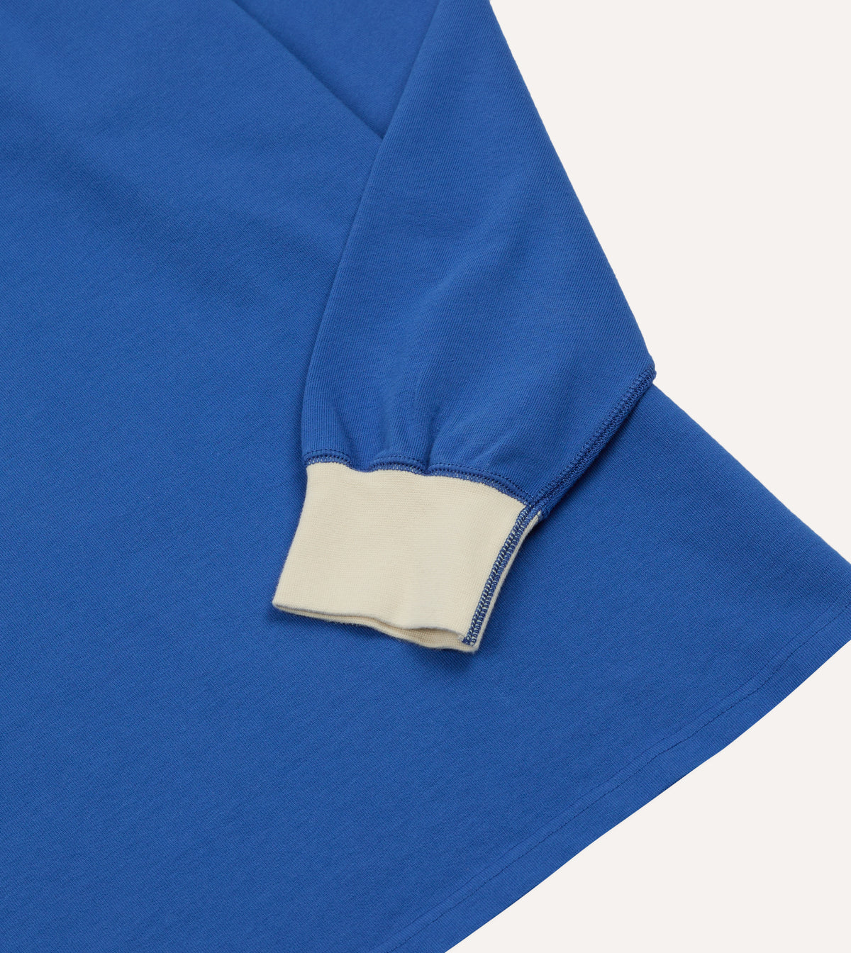 Blue Cotton Rugby Shirt