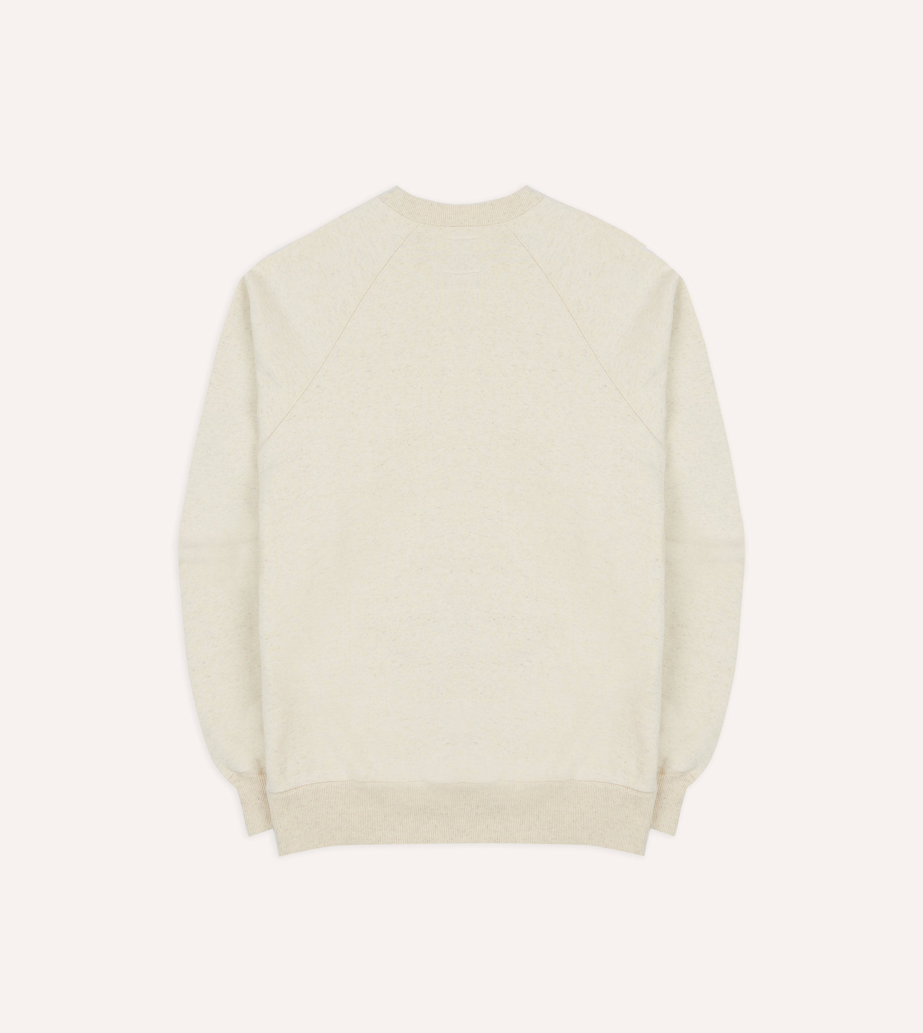Ecru Cotton-Hemp Sweatshirt