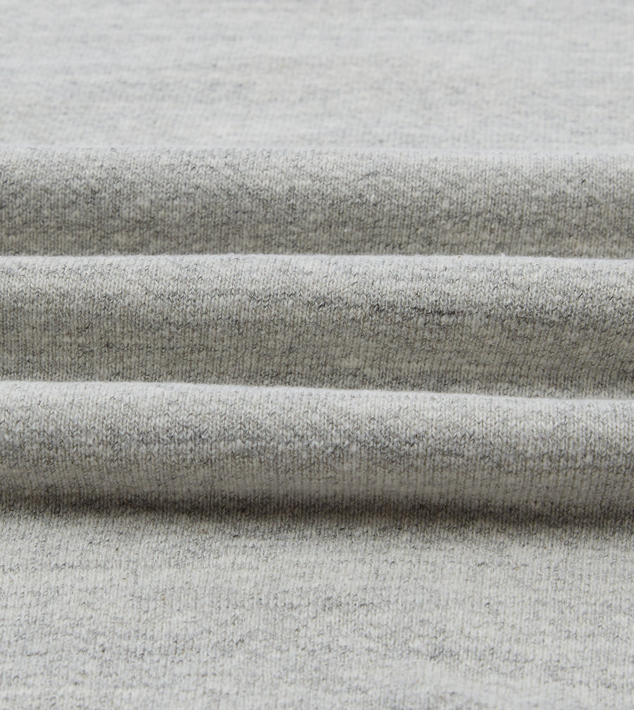 Grey Melange Cotton Sweatshirt