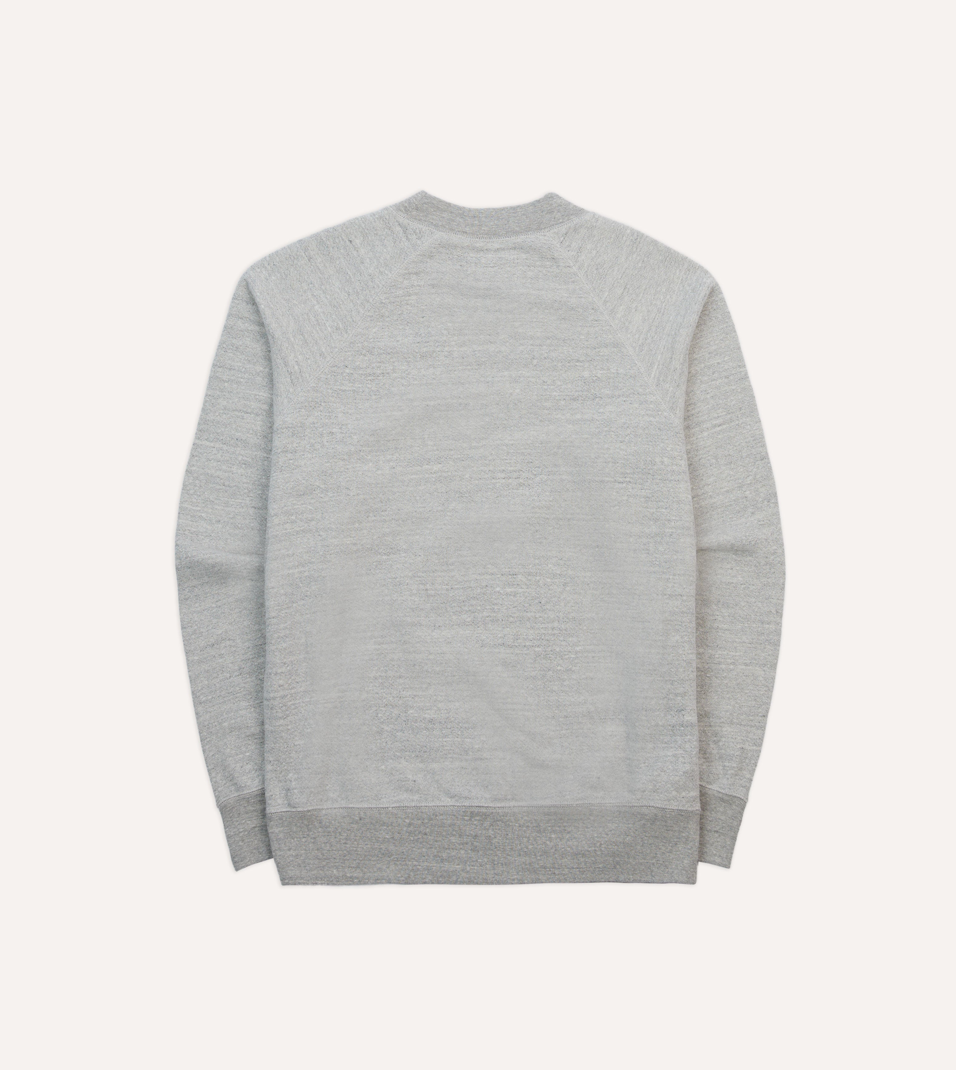 Grey Melange Cotton Sweatshirt