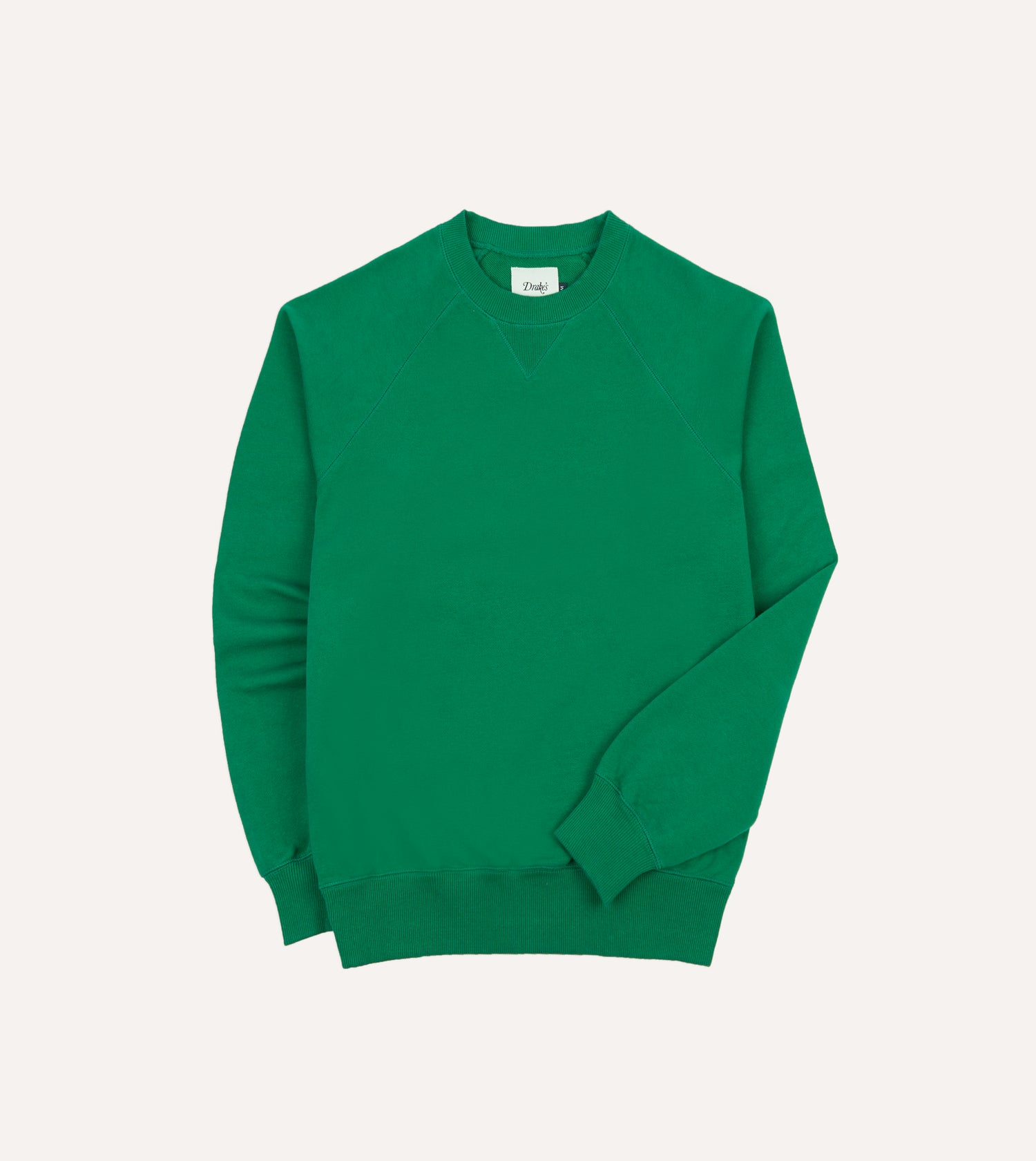 Green Cotton Cashmere Sweatshirt