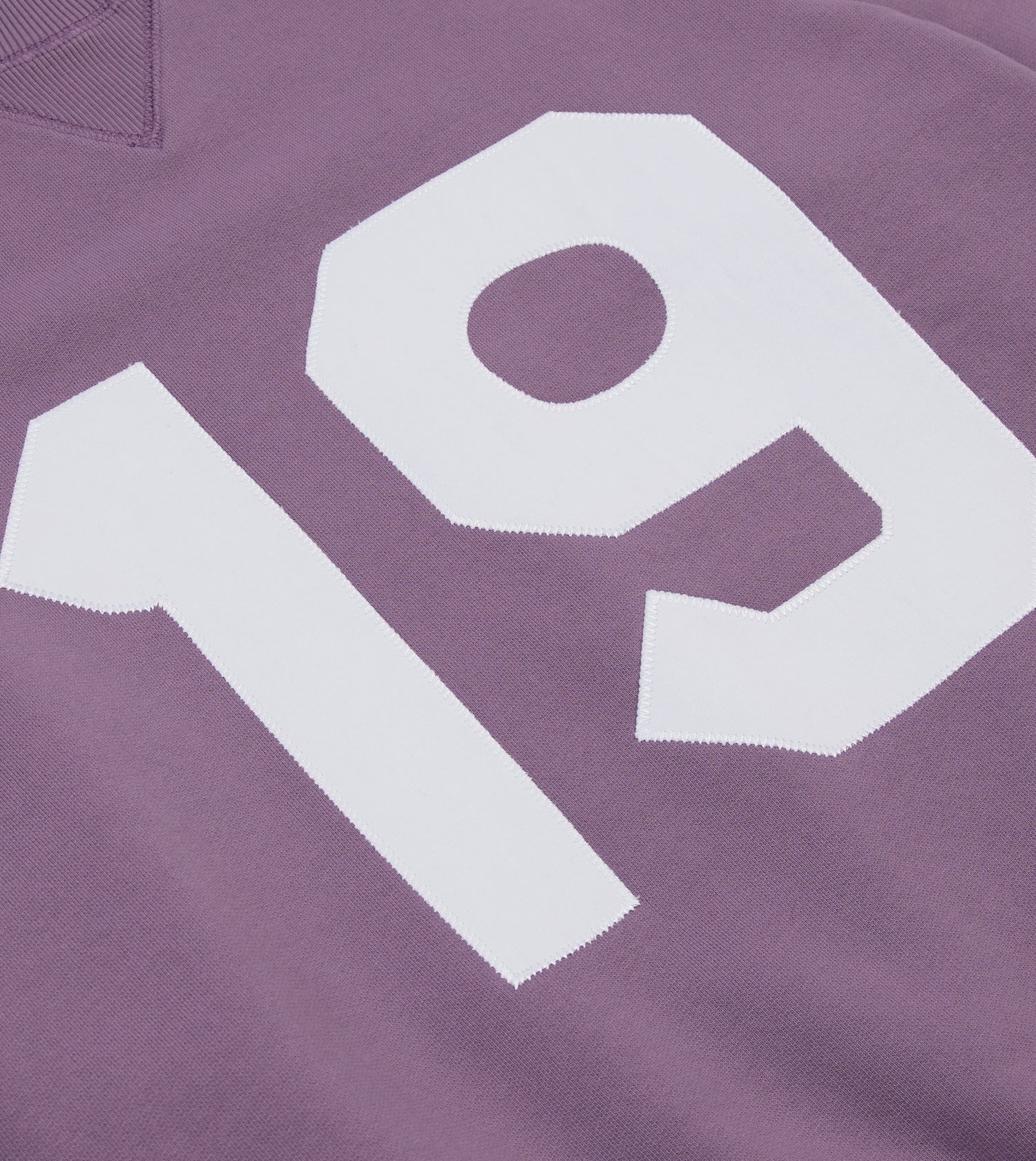 Lilac ‘1977’ Appliqué Cotton Sweatshirt