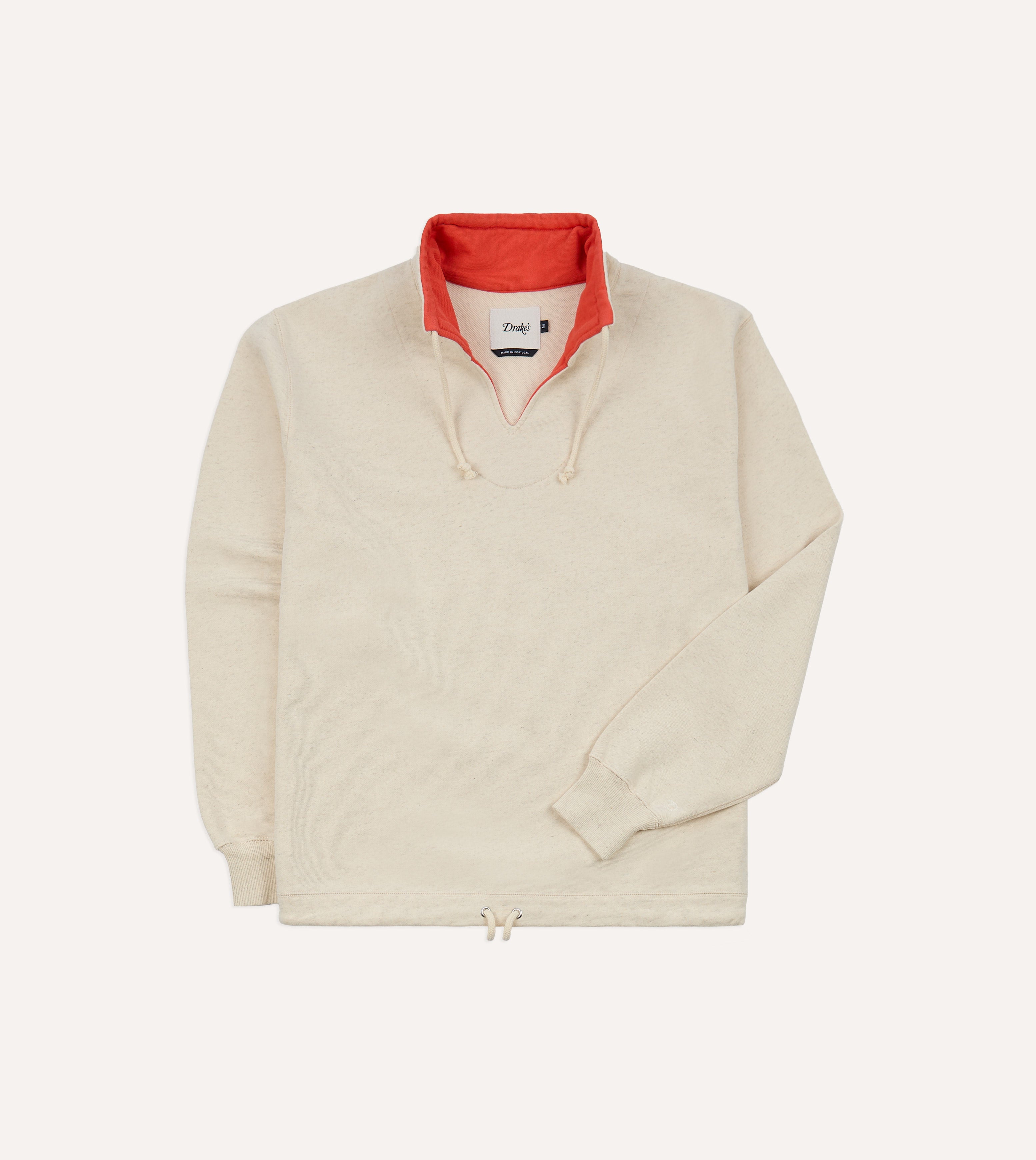 Ecru Cotton-Hemp Smock Sweatshirt – Drakes US