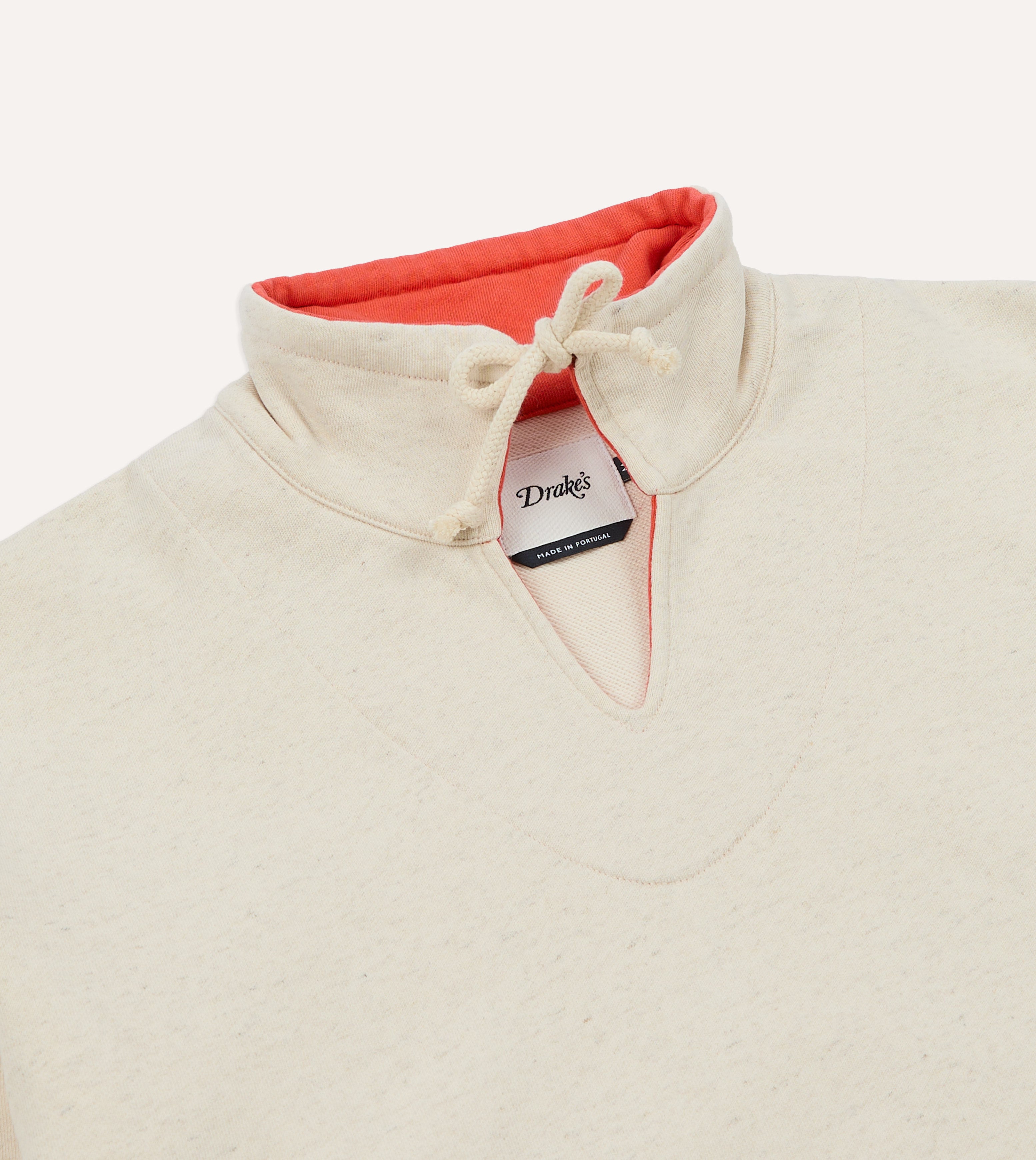 Ecru Cotton-Hemp Smock Sweatshirt – Drakes US