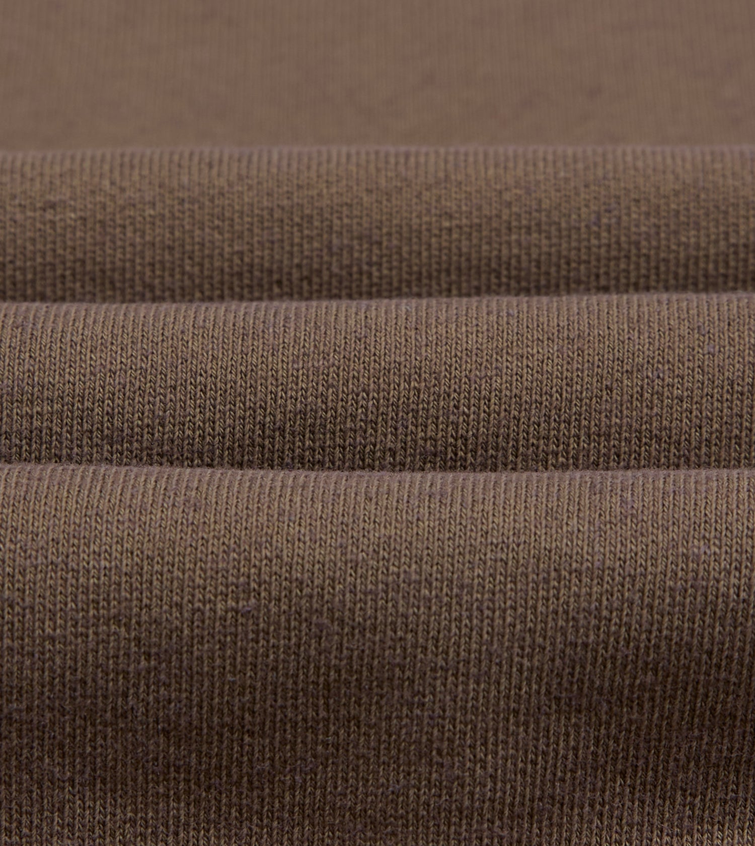 Brown Cotton-Hemp Raglan Sweatshirt