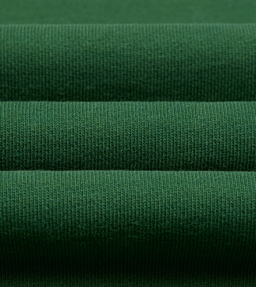 Green Cotton-Hemp Raglan Sweatshirt