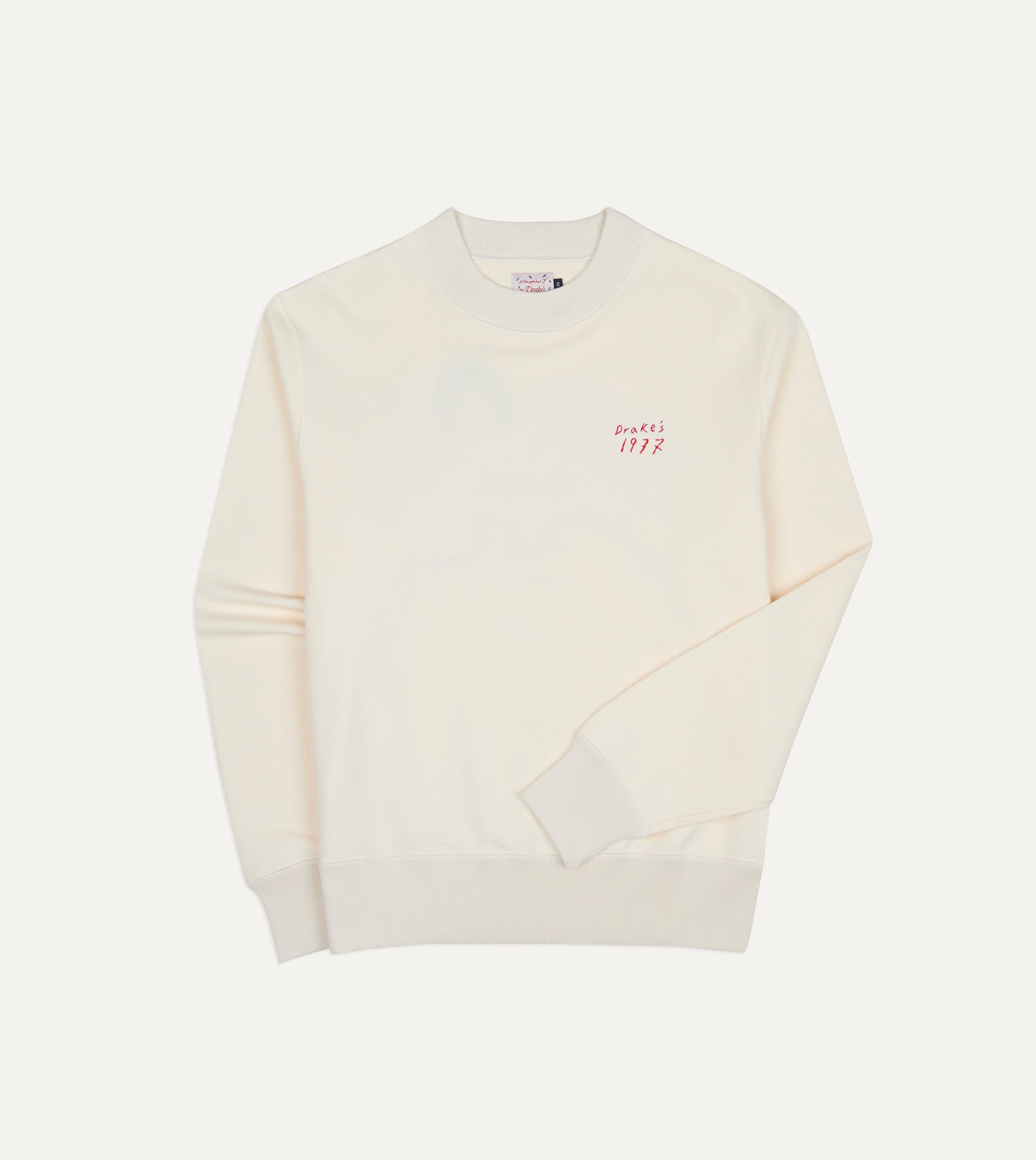 Mayumi Y. for Drake’s Embroidered Cotton Sweatshirt