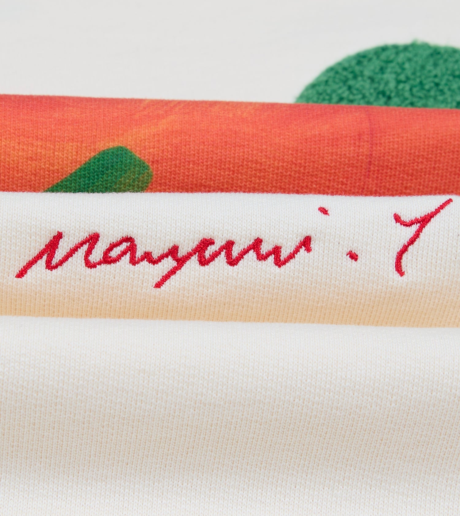 Mayumi Y. for Drake’s Embroidered Cotton Sweatshirt