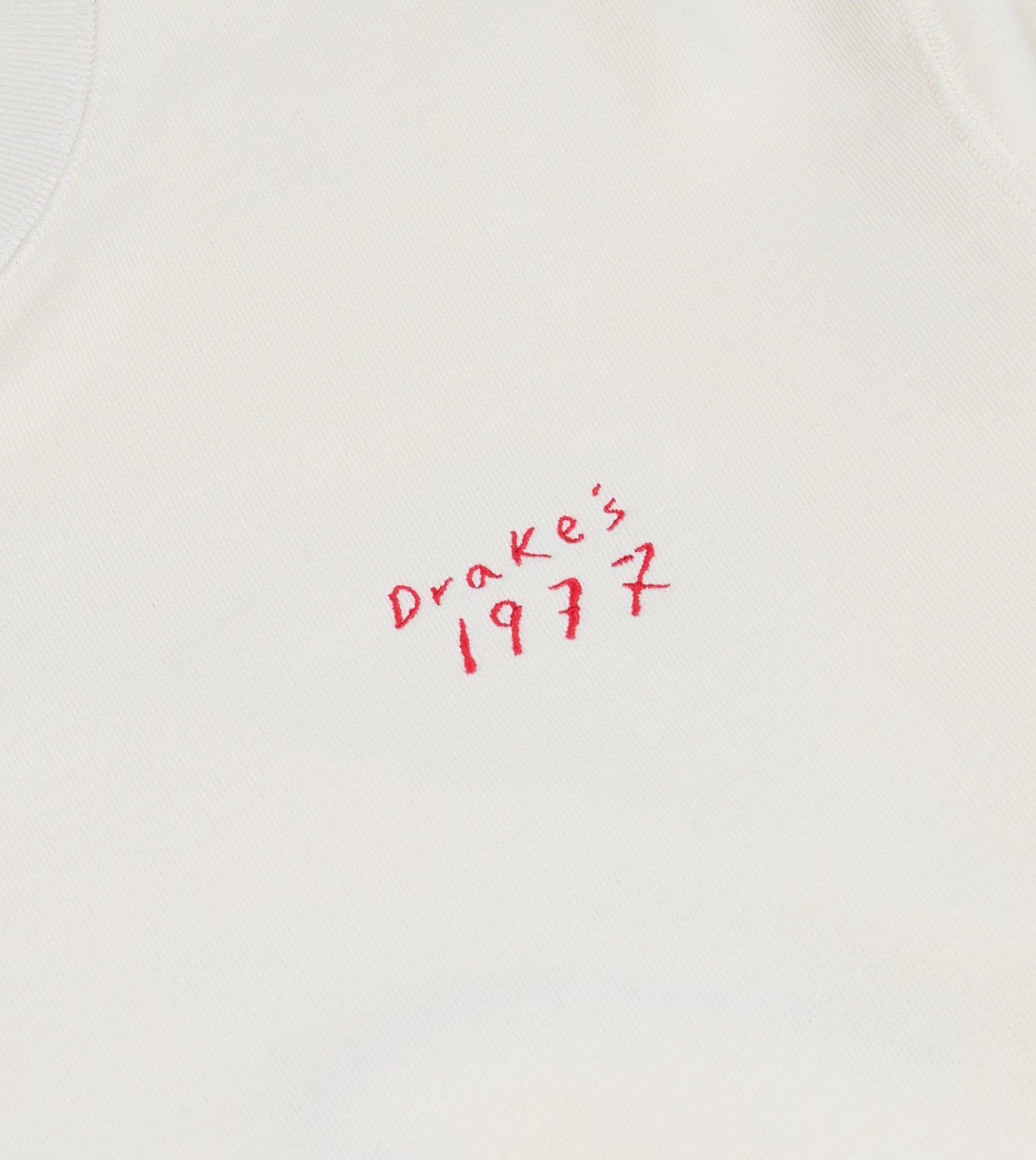 Mayumi Y. for Drake’s Embroidered Cotton Sweatshirt