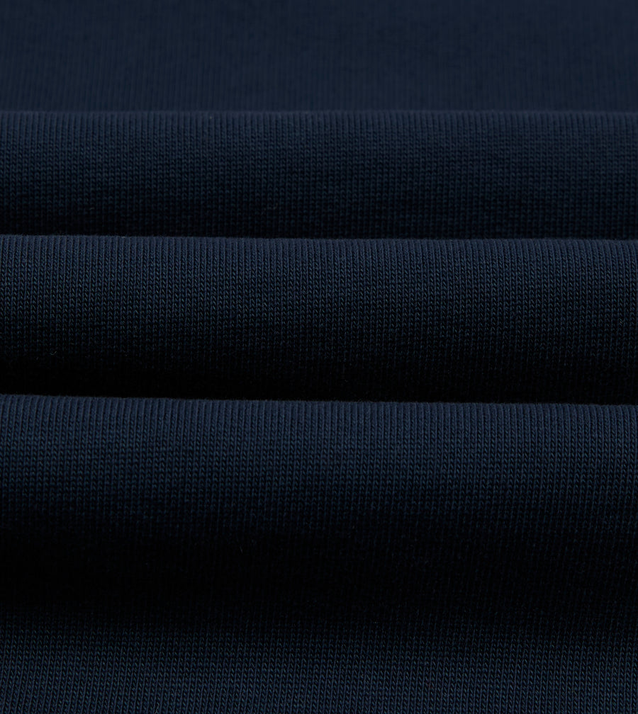 Navy Cotton Raglan Sweatshirt
