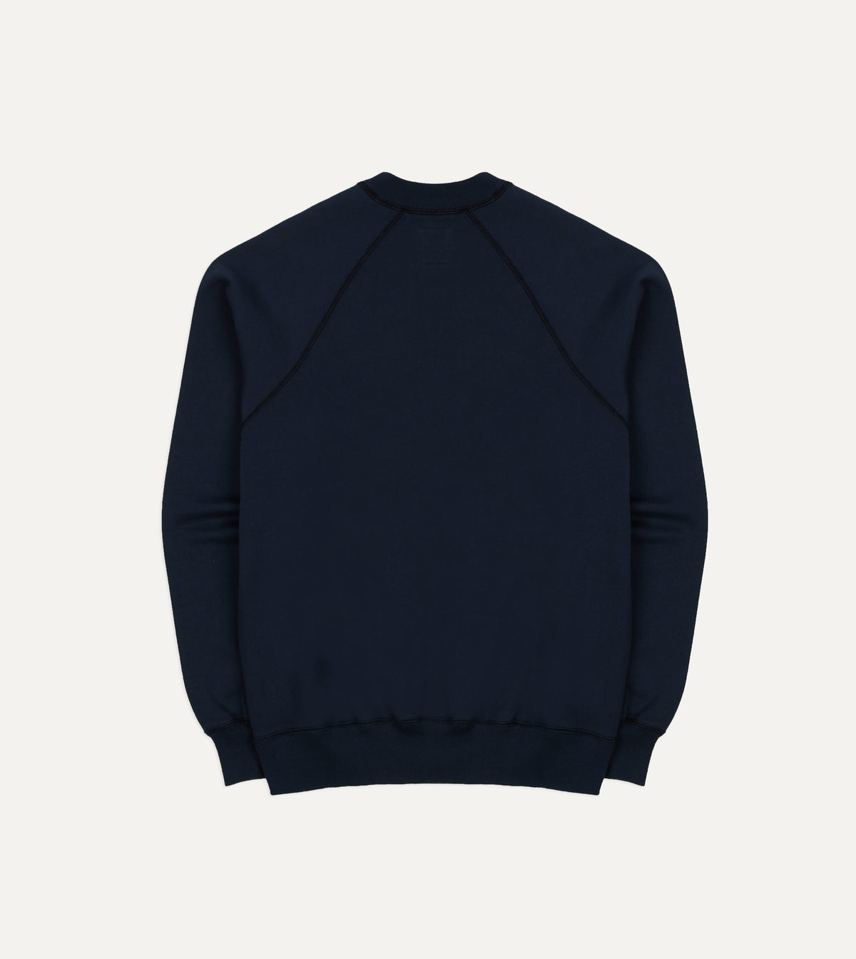 Navy Cotton Raglan Sweatshirt