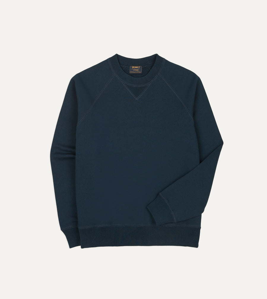 BEAMS F & Drake's Cotton Raglan Sweatshirt