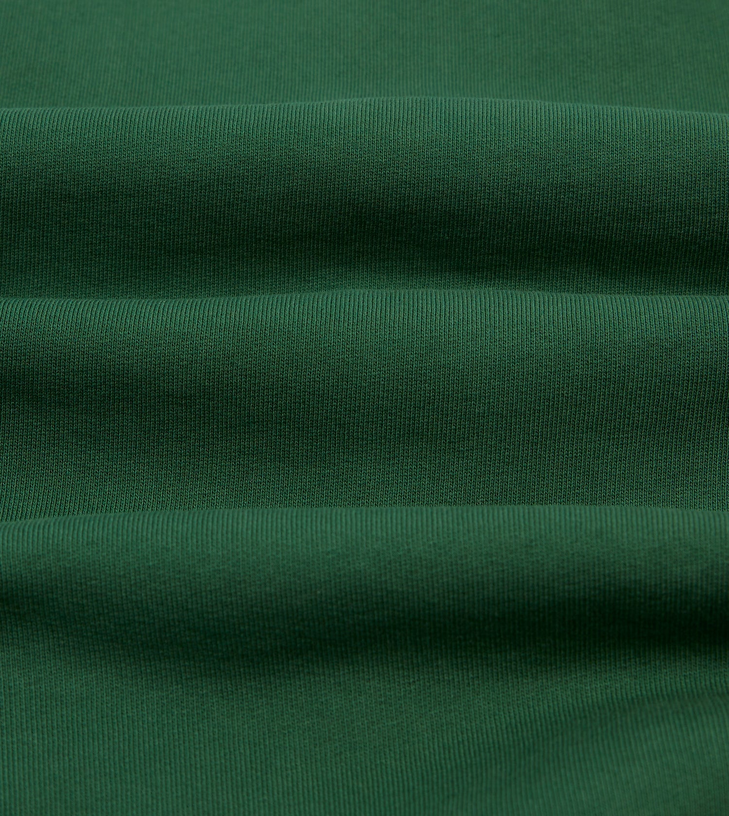 Green Cotton Zip-Through Sweatshirt