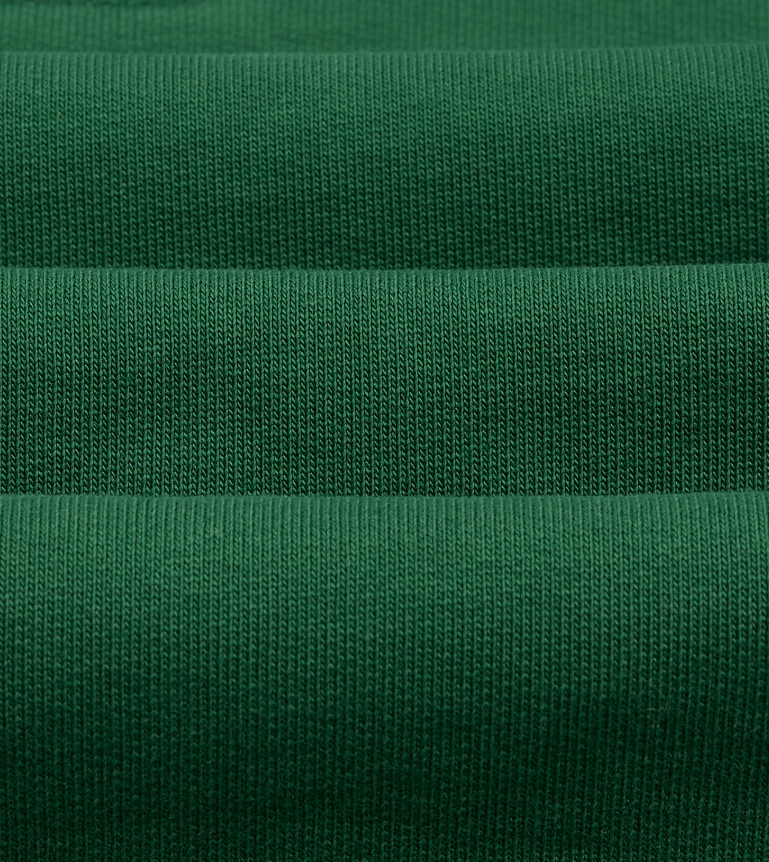 Green and Ecru Cotton Zip-Through Sweatshirt