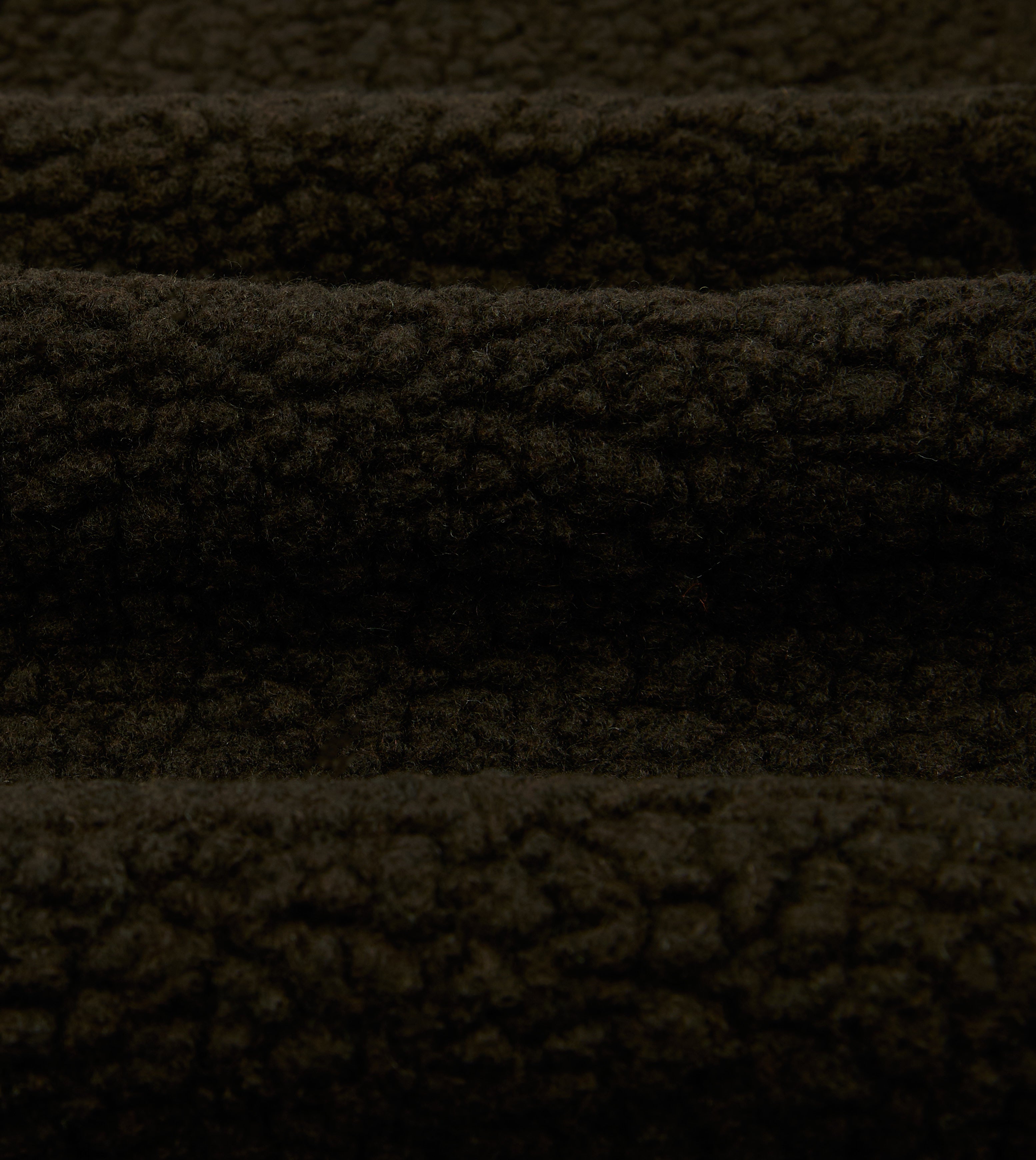 Drake's by A. Levine Boucle Wool Half-Zip Fleece Jacket