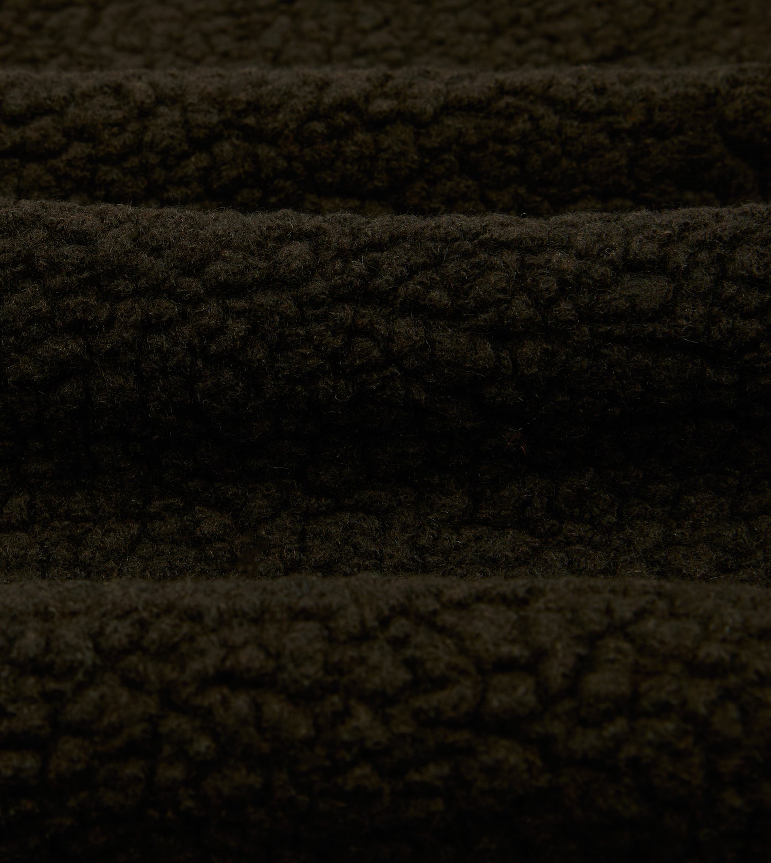 Drake's by A. Levine Boucle Wool Half-Zip Fleece Jacket