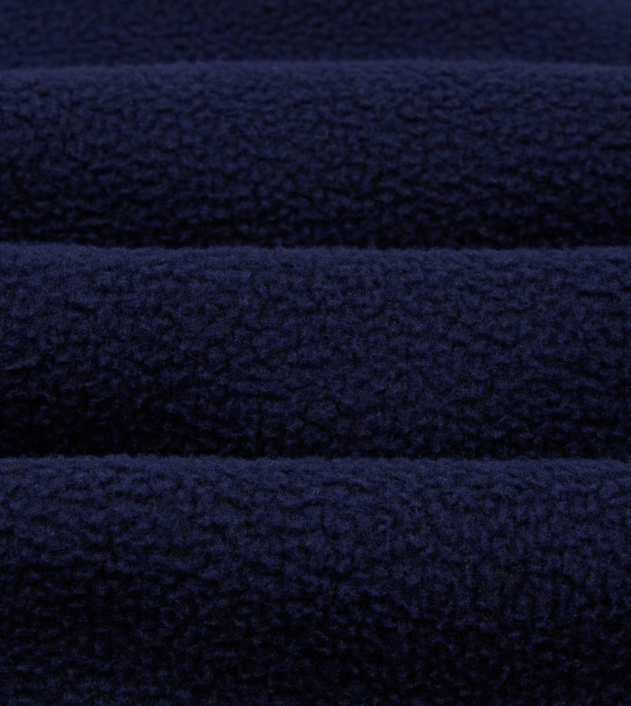 Navy Half-Zip Fleece Jacket