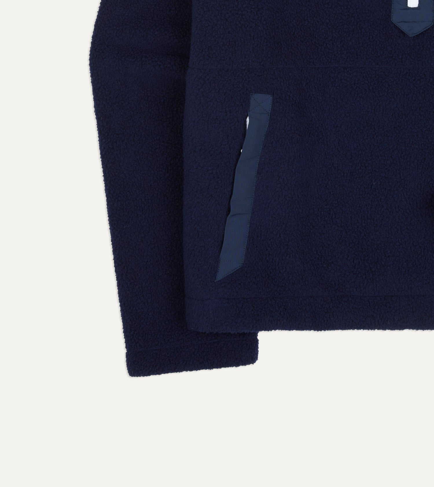 Navy Half-Zip Fleece Jacket