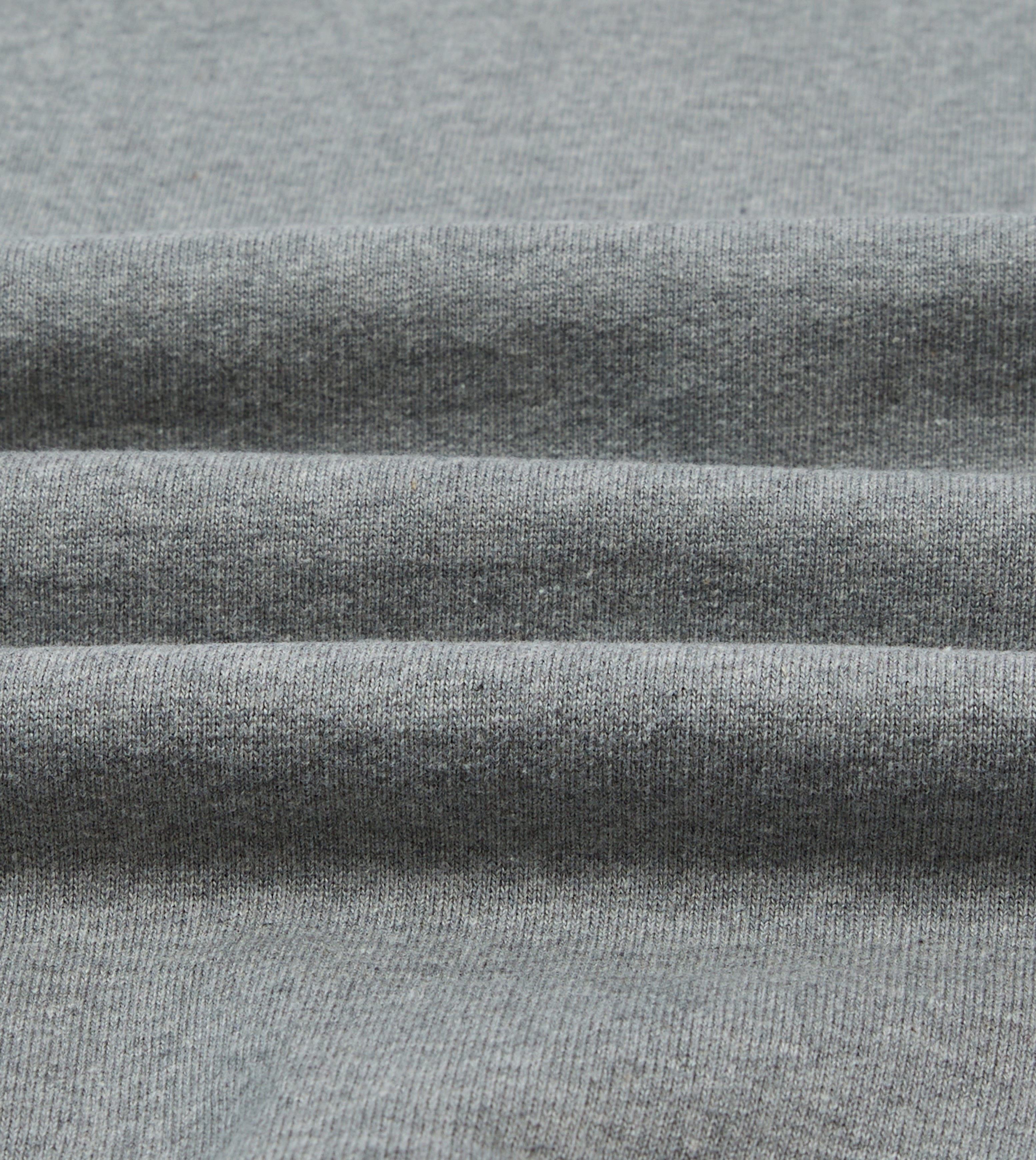 Grey Cotton Quarter Zip Collared Sweatshirt