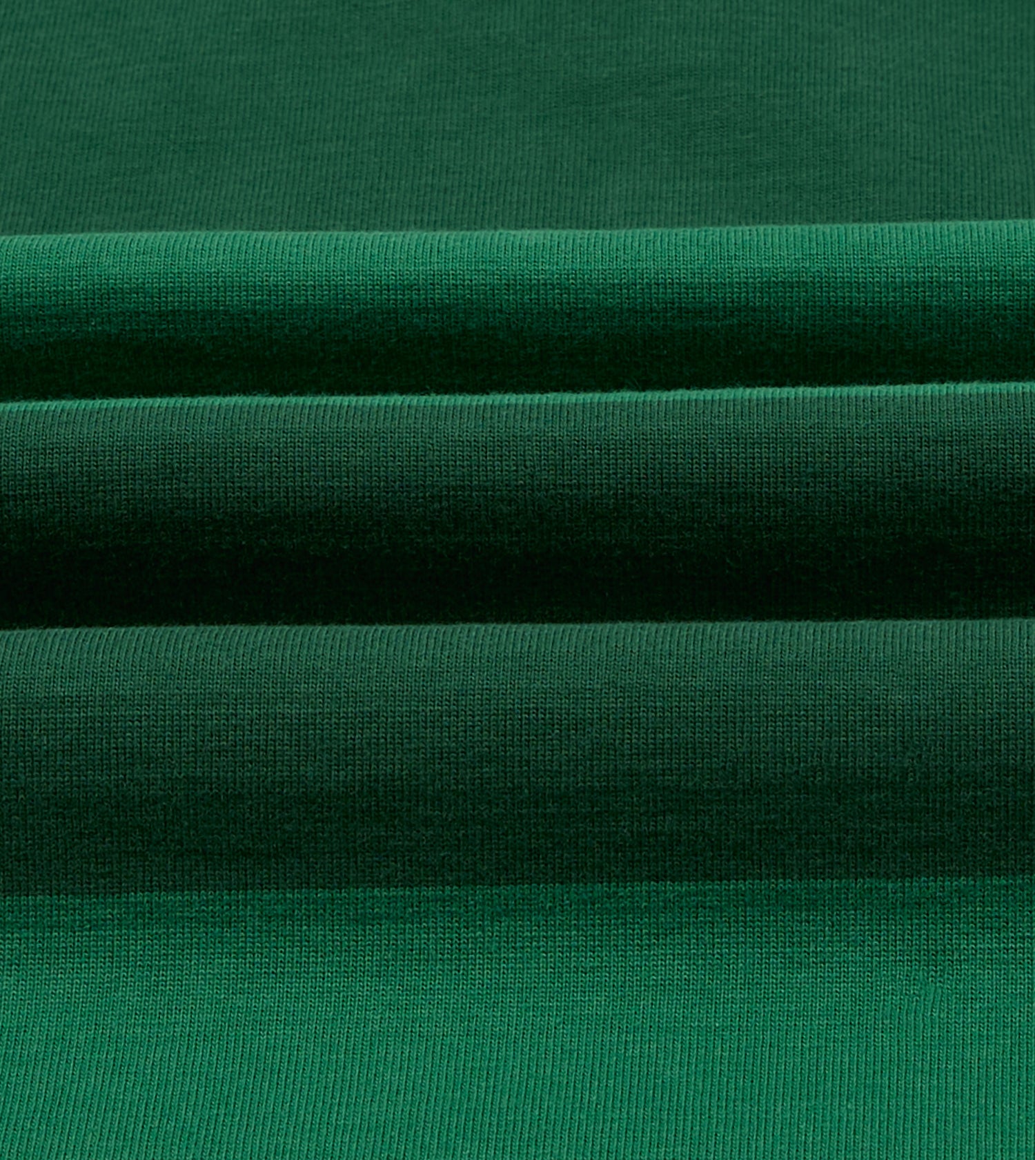 Green Block Stripe Cotton Quarter Zip Rugby Shirt