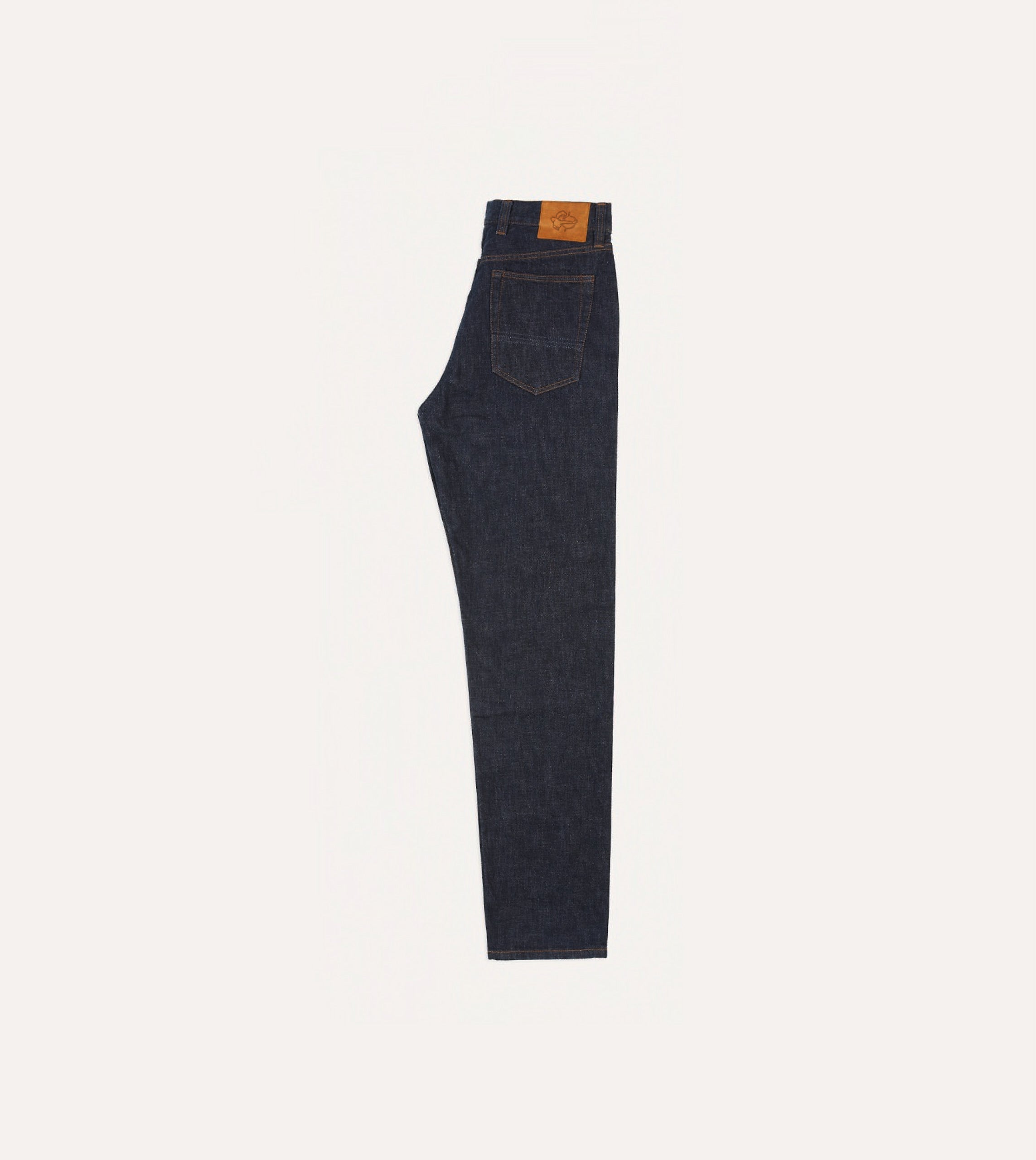 Indigo Rinse 14.2oz Japanese Selvedge Denim Five-Pocket Jeans 