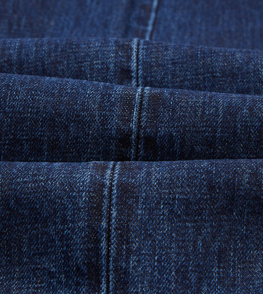 Stone Wash 14.2oz Japanese Selvedge Denim Five-Pocket Jeans