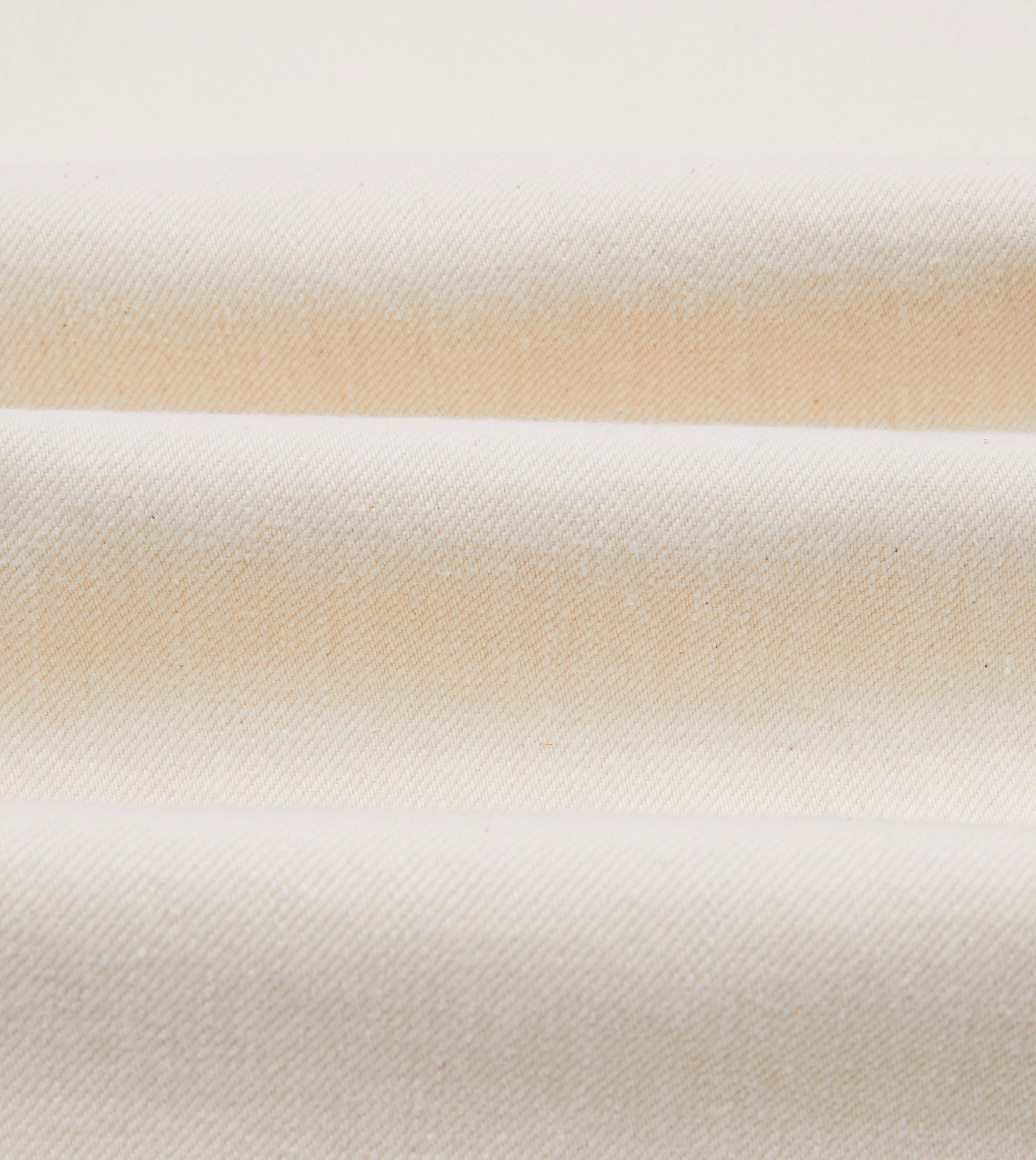 Ecru 12.7oz Selvedge Denim Tonal Stitch Five-Pocket Jeans